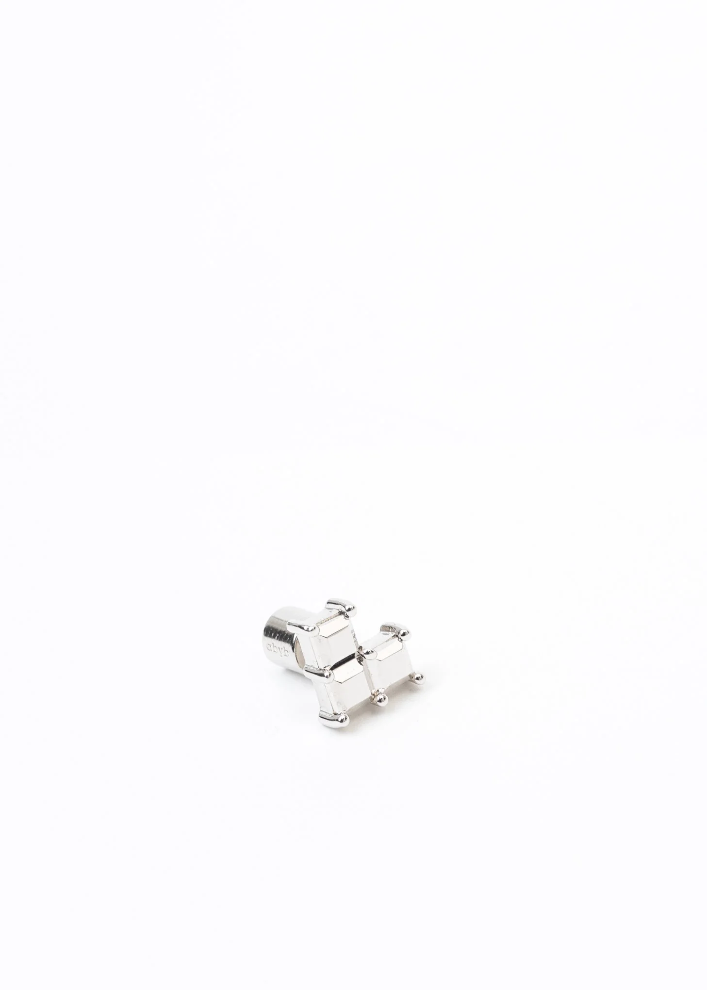 Silver Single Heart Earring - Single - Image 5