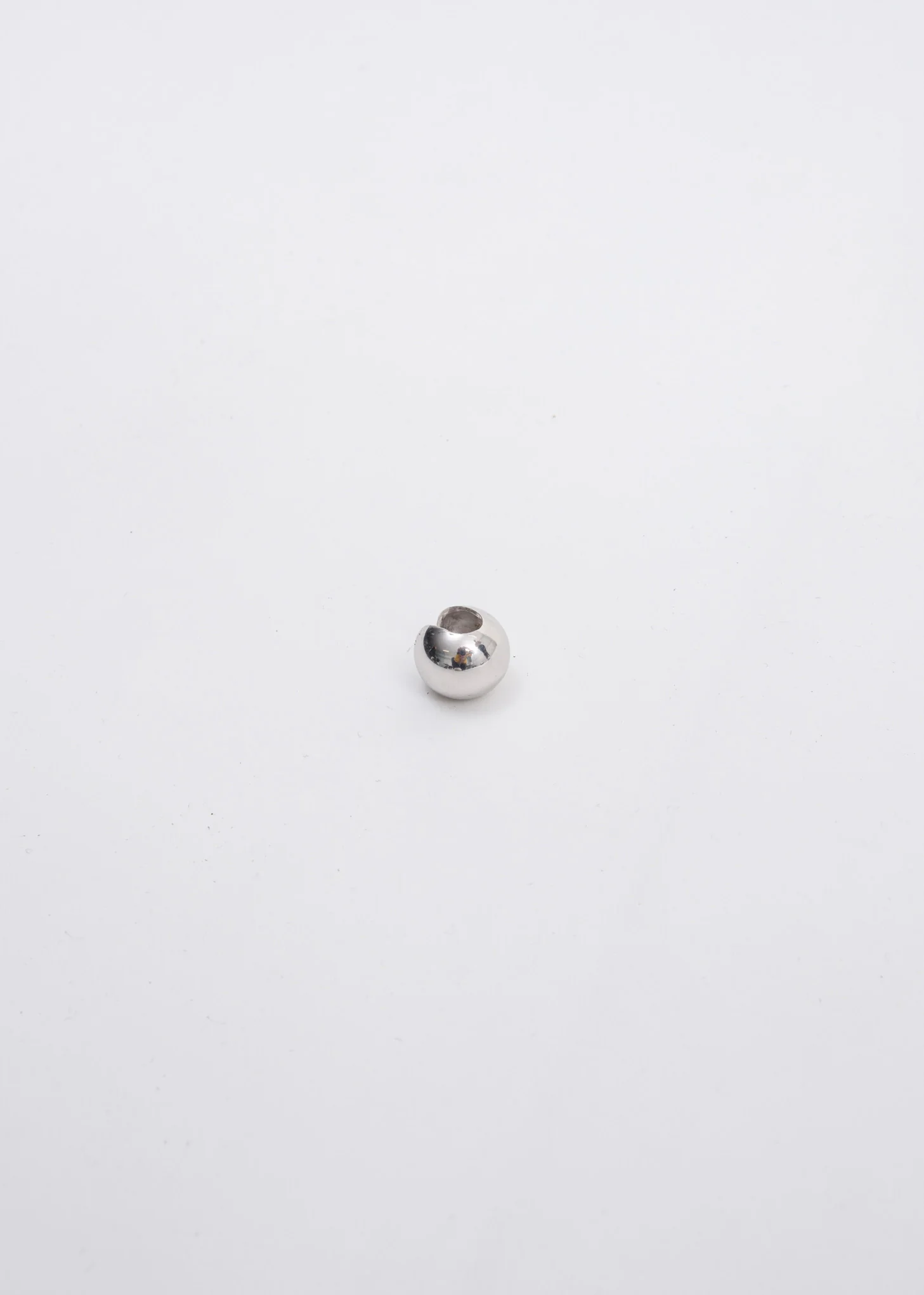 Silver Sphere 15 Ear Cuff
