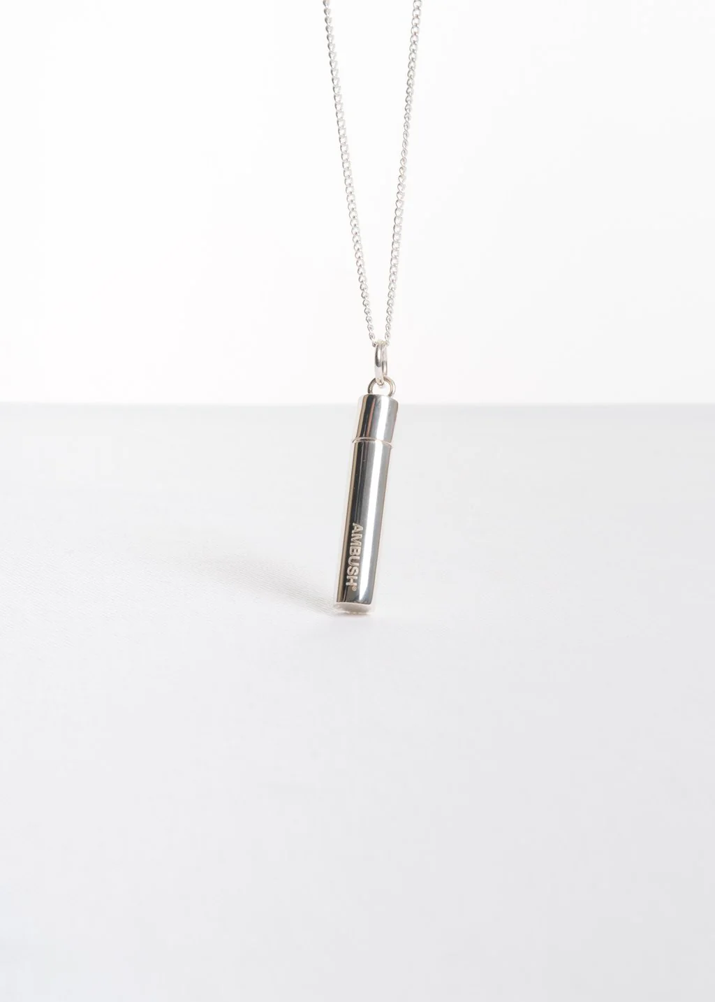 Silver SSS Pill Necklace
