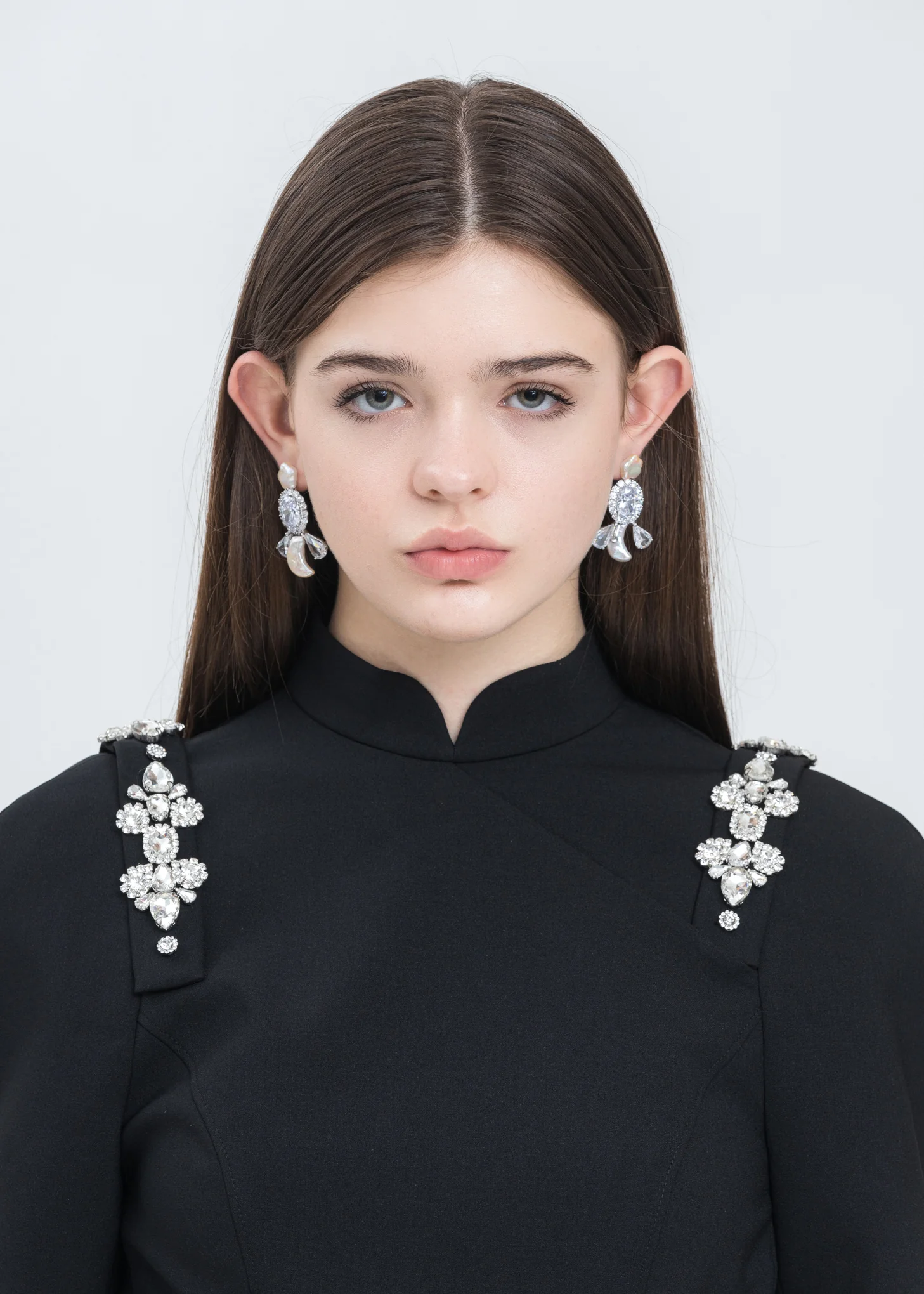 Silver Star and Moon Pearling Earring (Left) - Image 6