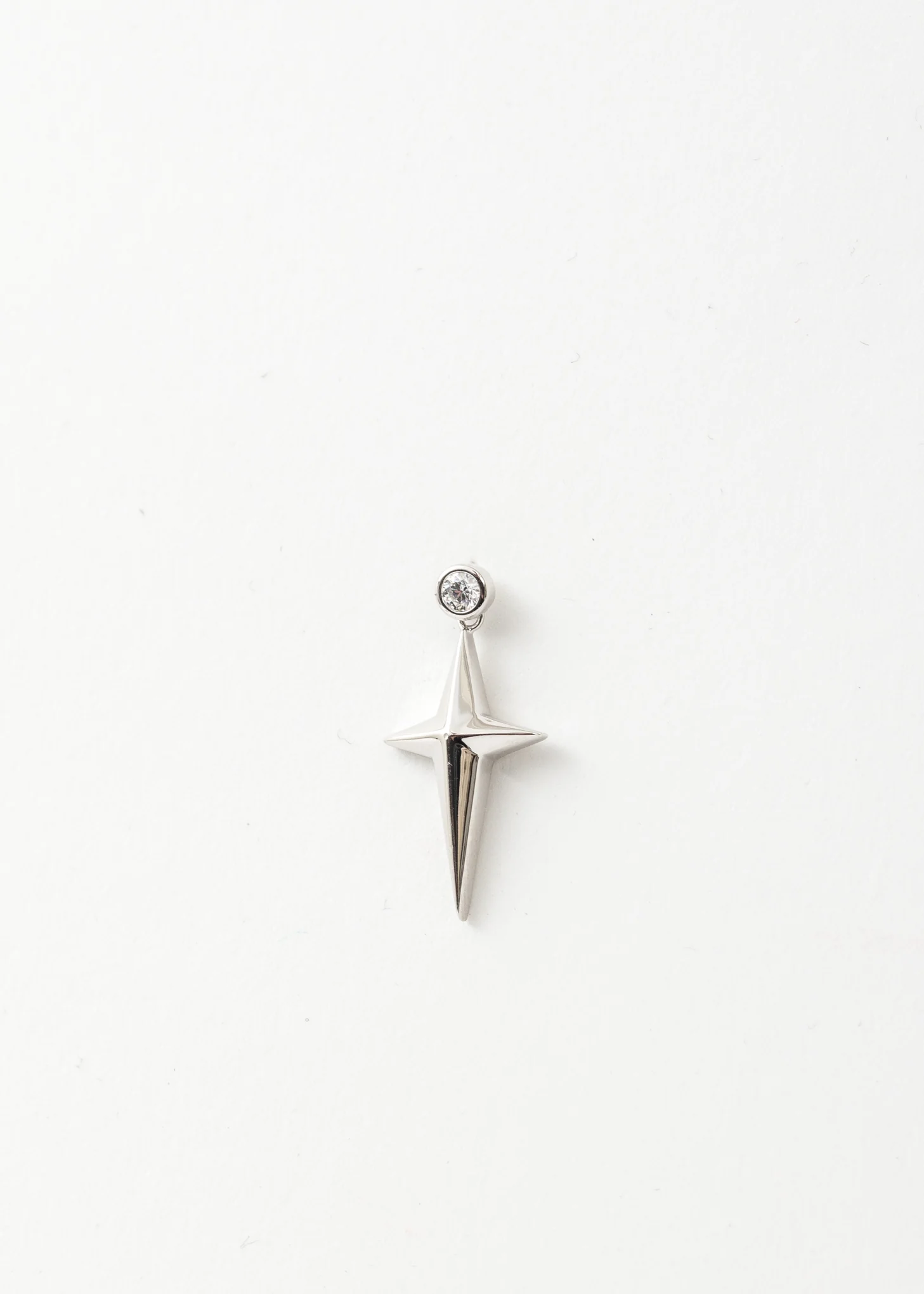 Silver STAR Earring - Single