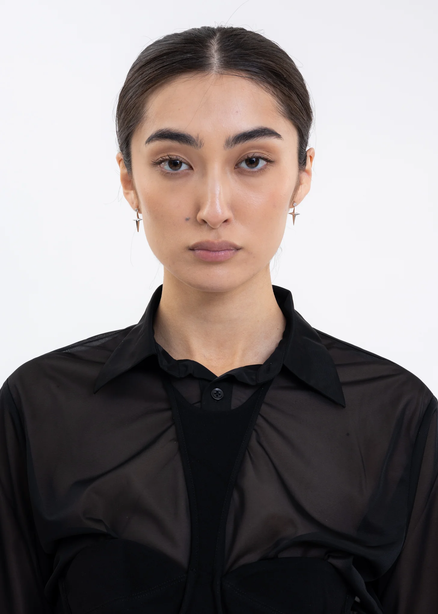 Silver STAR Earring - Single - Image 4