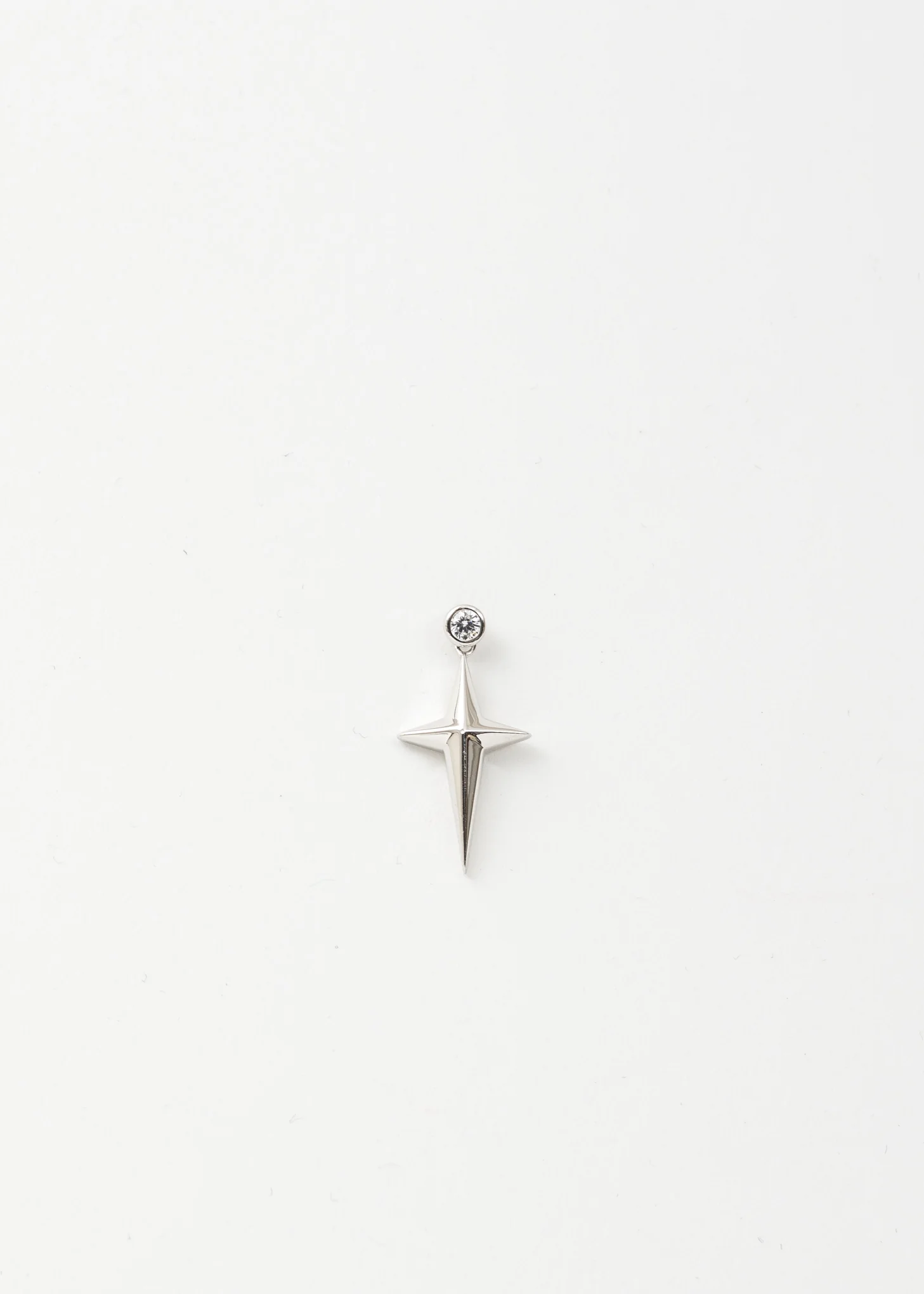 Silver STAR Earring - Single - Image 6