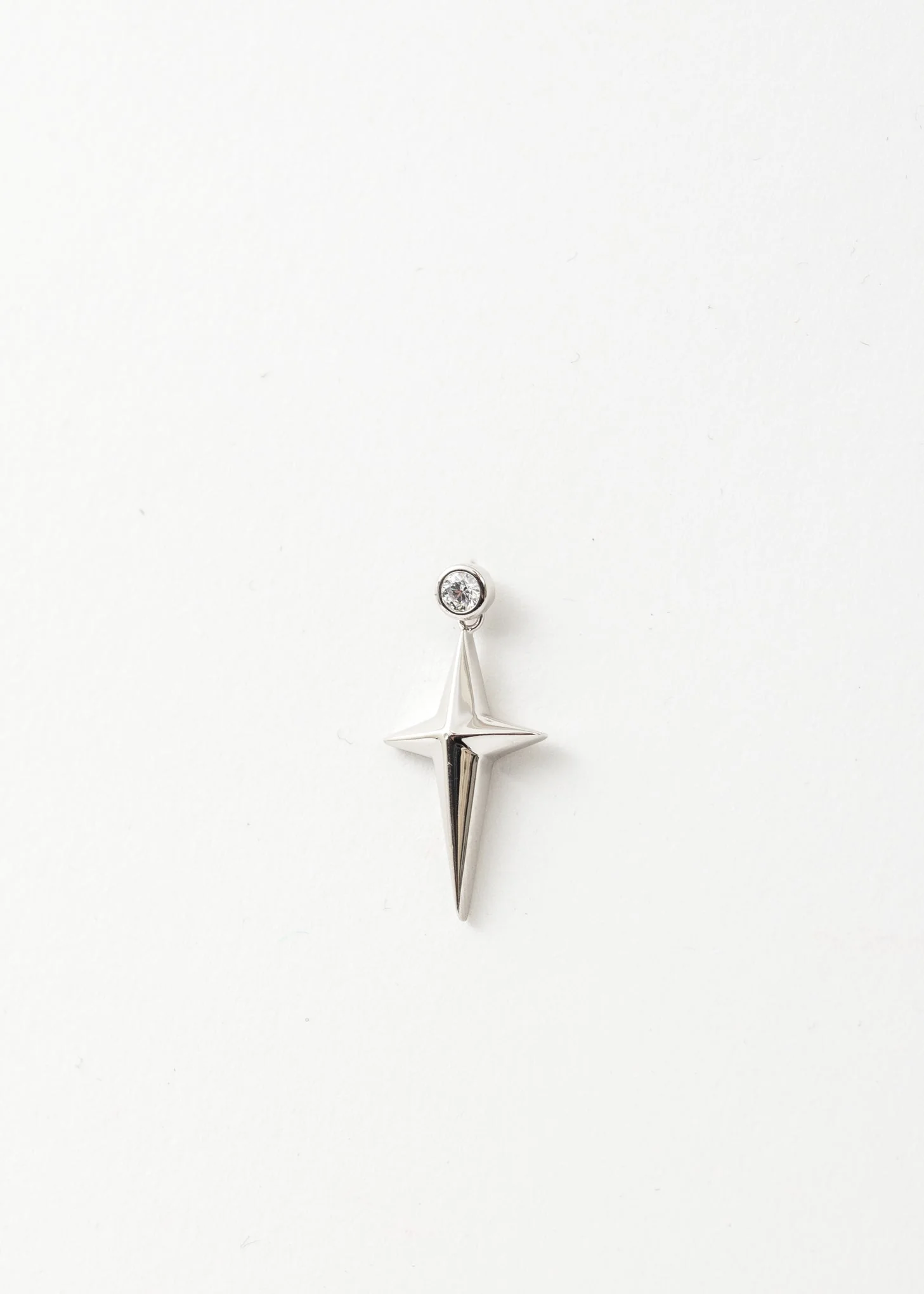 Silver STAR Earring - Single