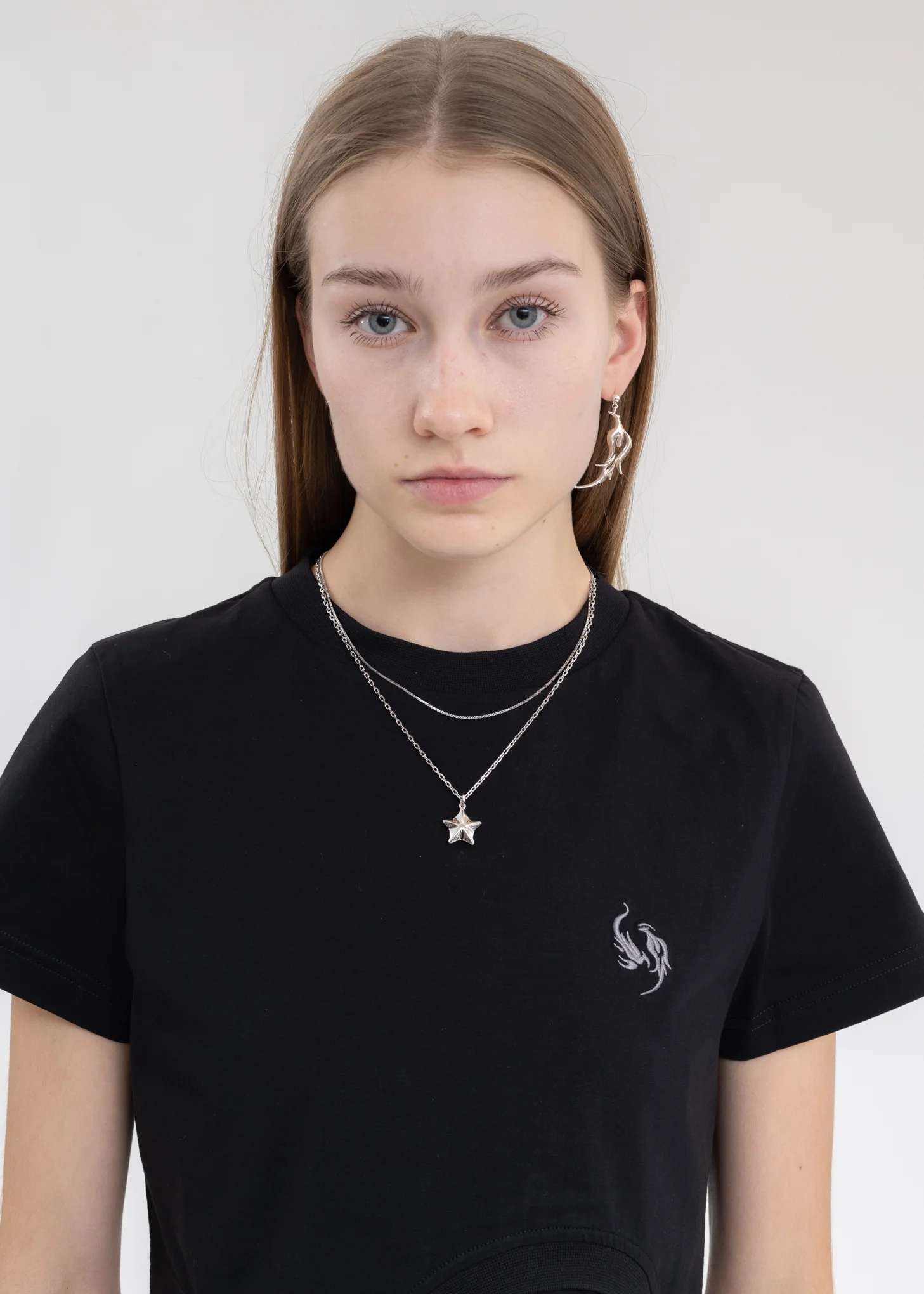 Silver Star Necklace Set - Image 2
