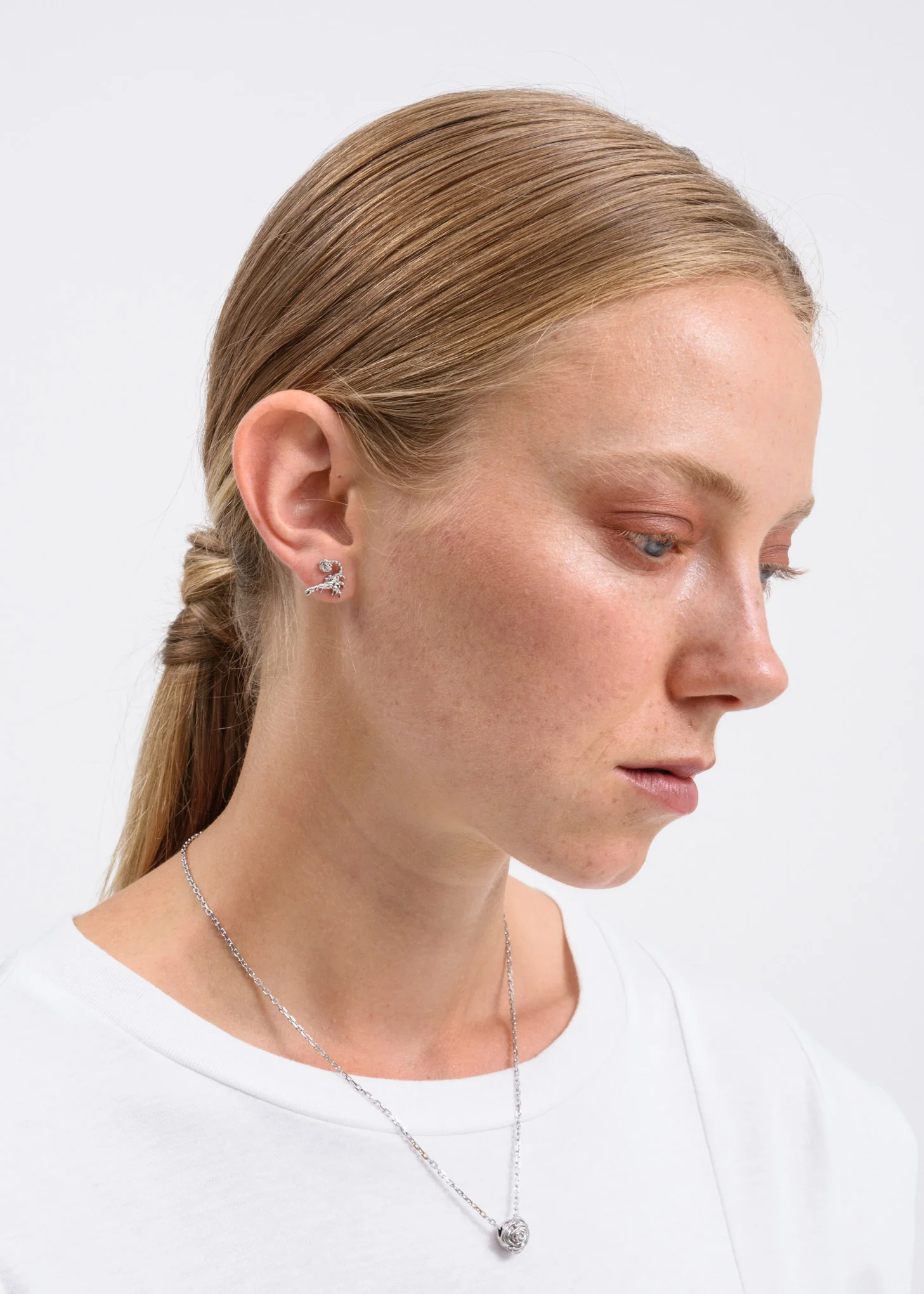 Silver Stud Earring - Image 2