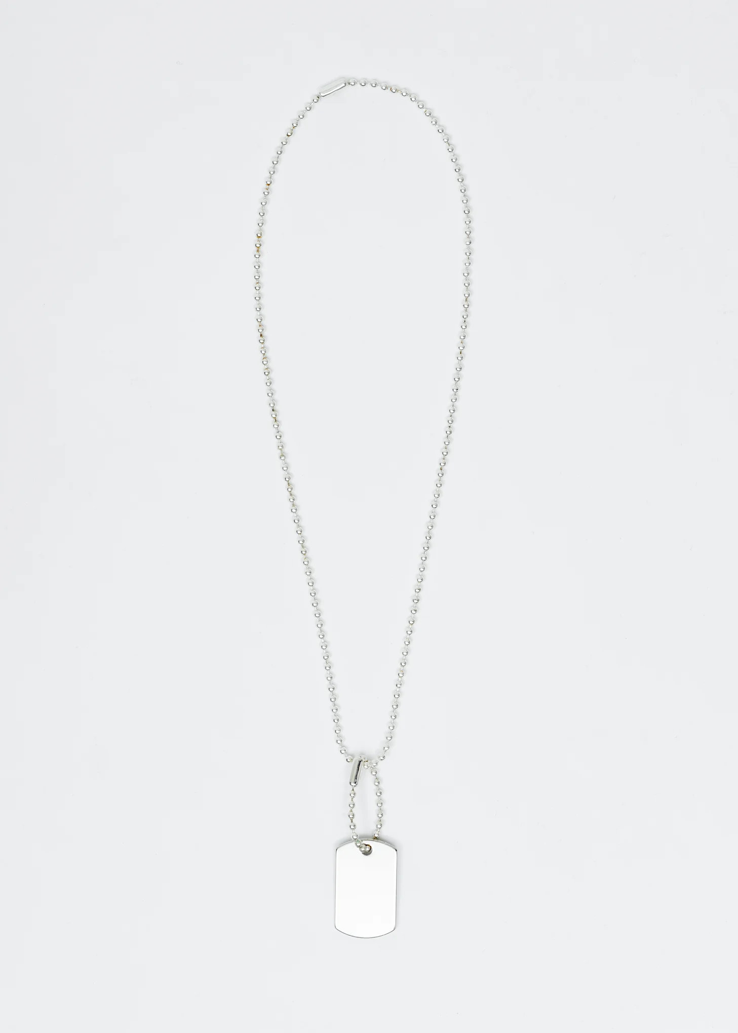 Silver Tag Chain