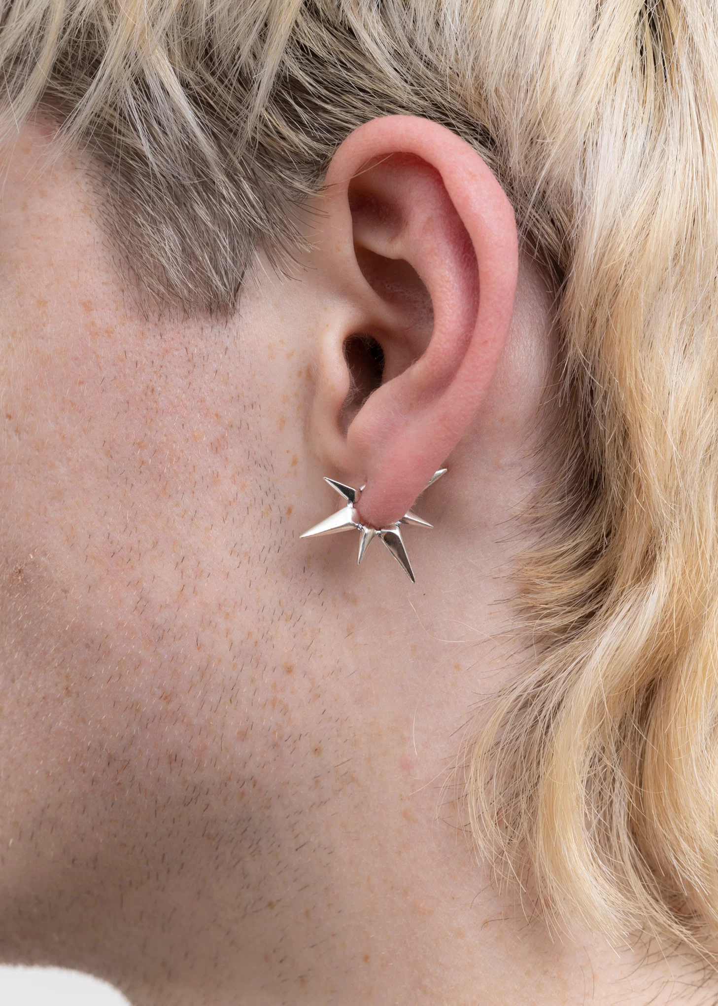 SILVER THORN EARRING - Image 4