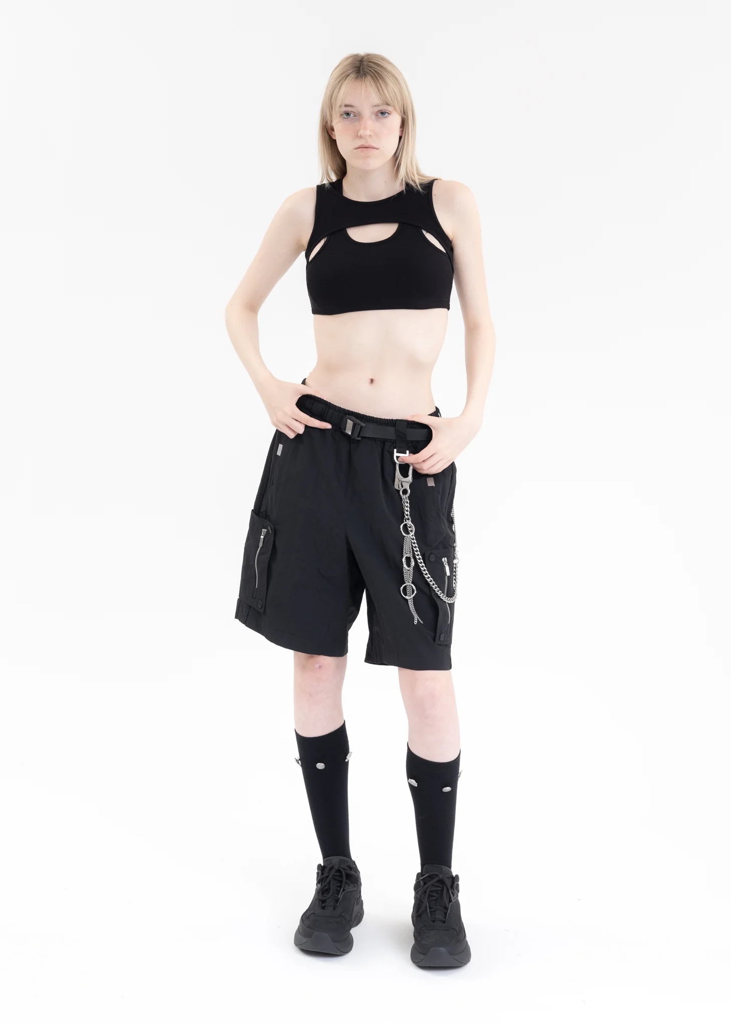 Silver Thorns And Chain Pants Chain - Image 4