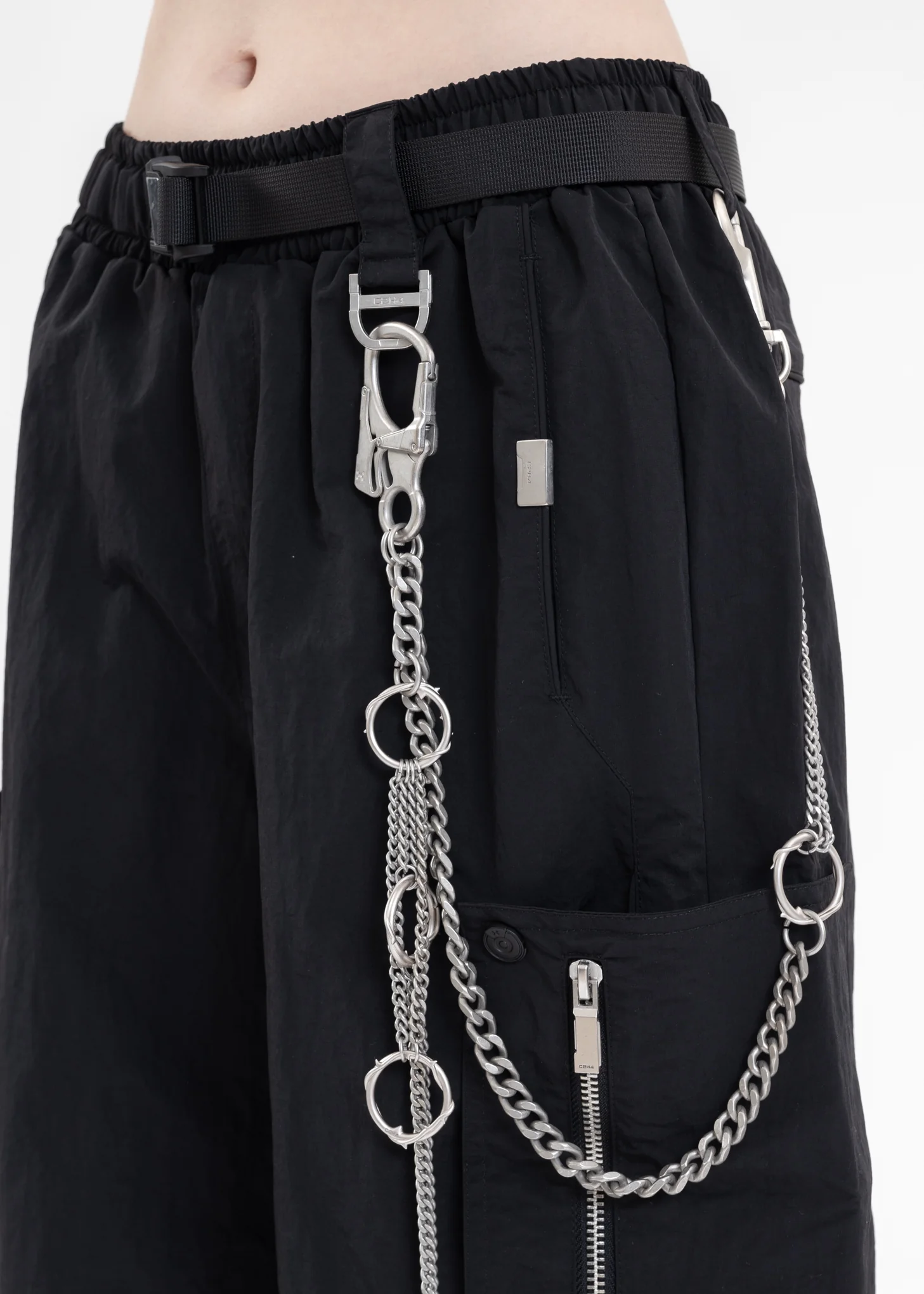 Silver Thorns And Chain Pants Chain - Image 5