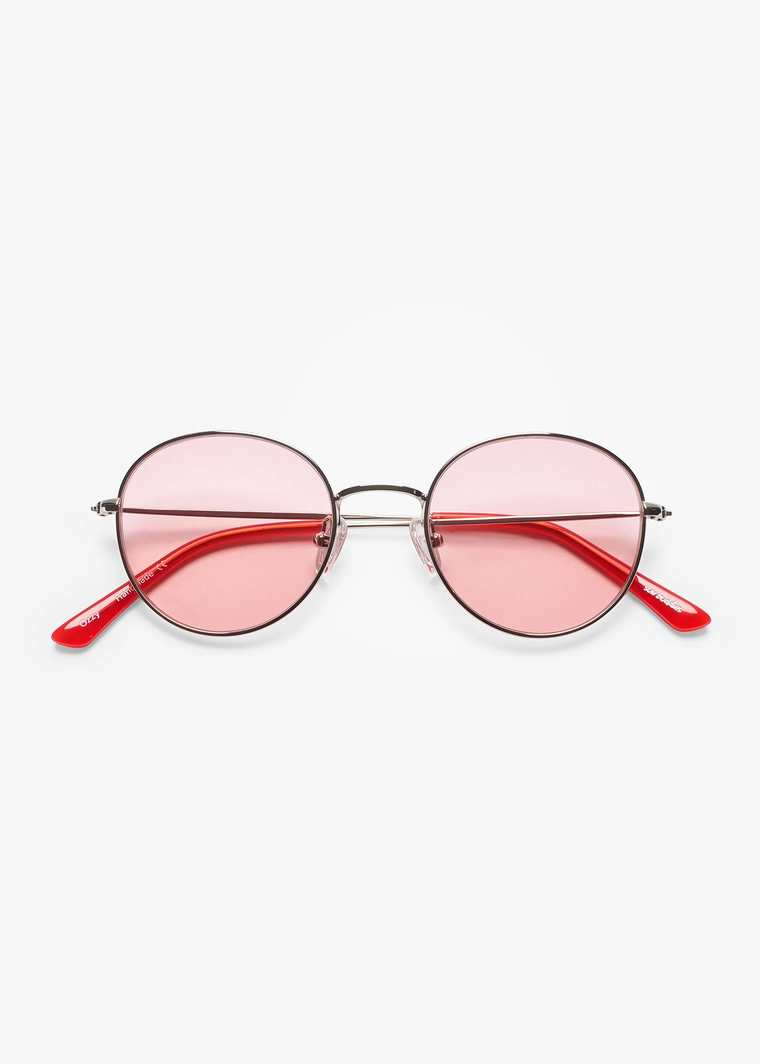 Silver & Twizzlers Red Ozzy Sunglasses