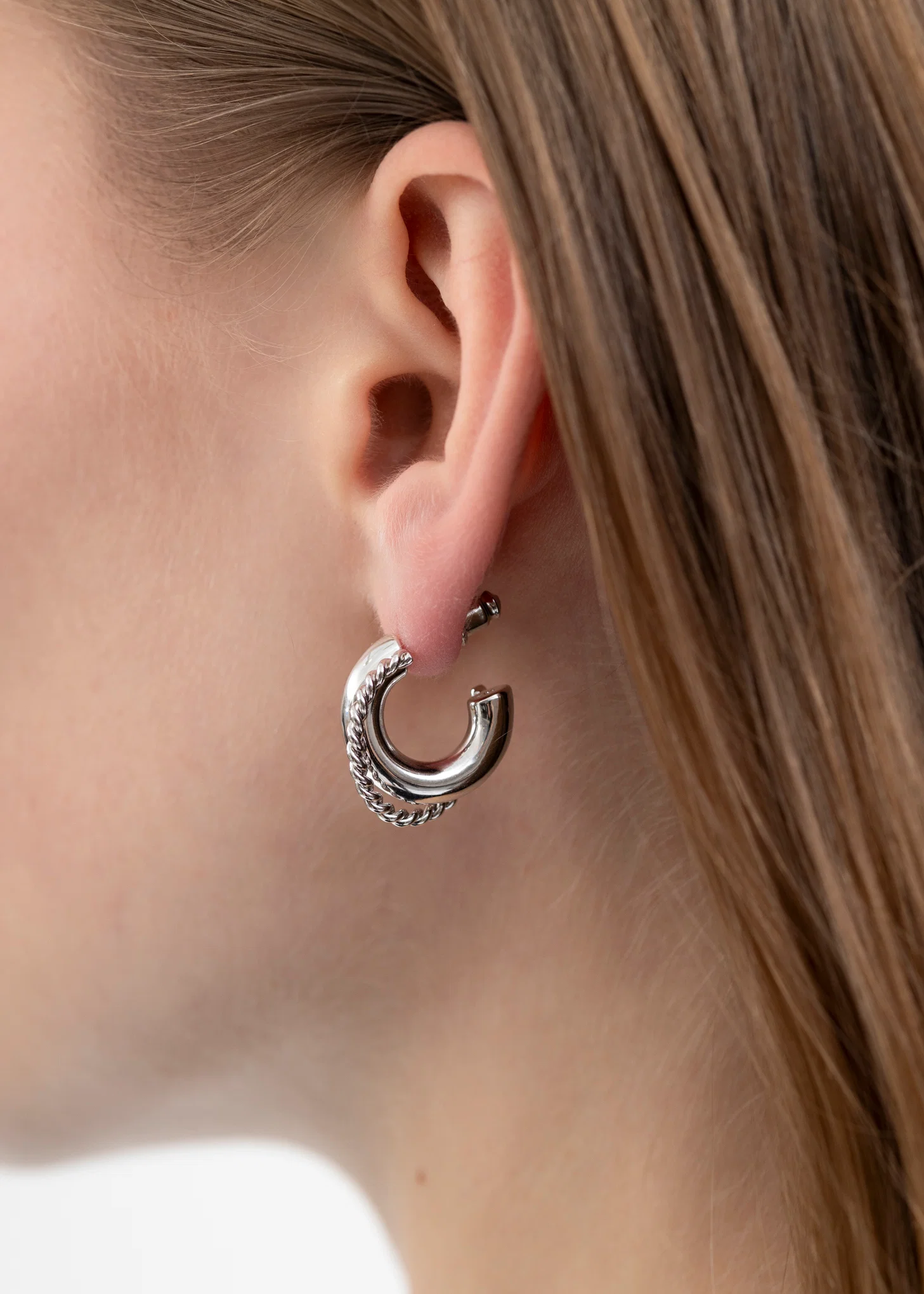 Silver XINGHUAN Earring - Single - Image 3