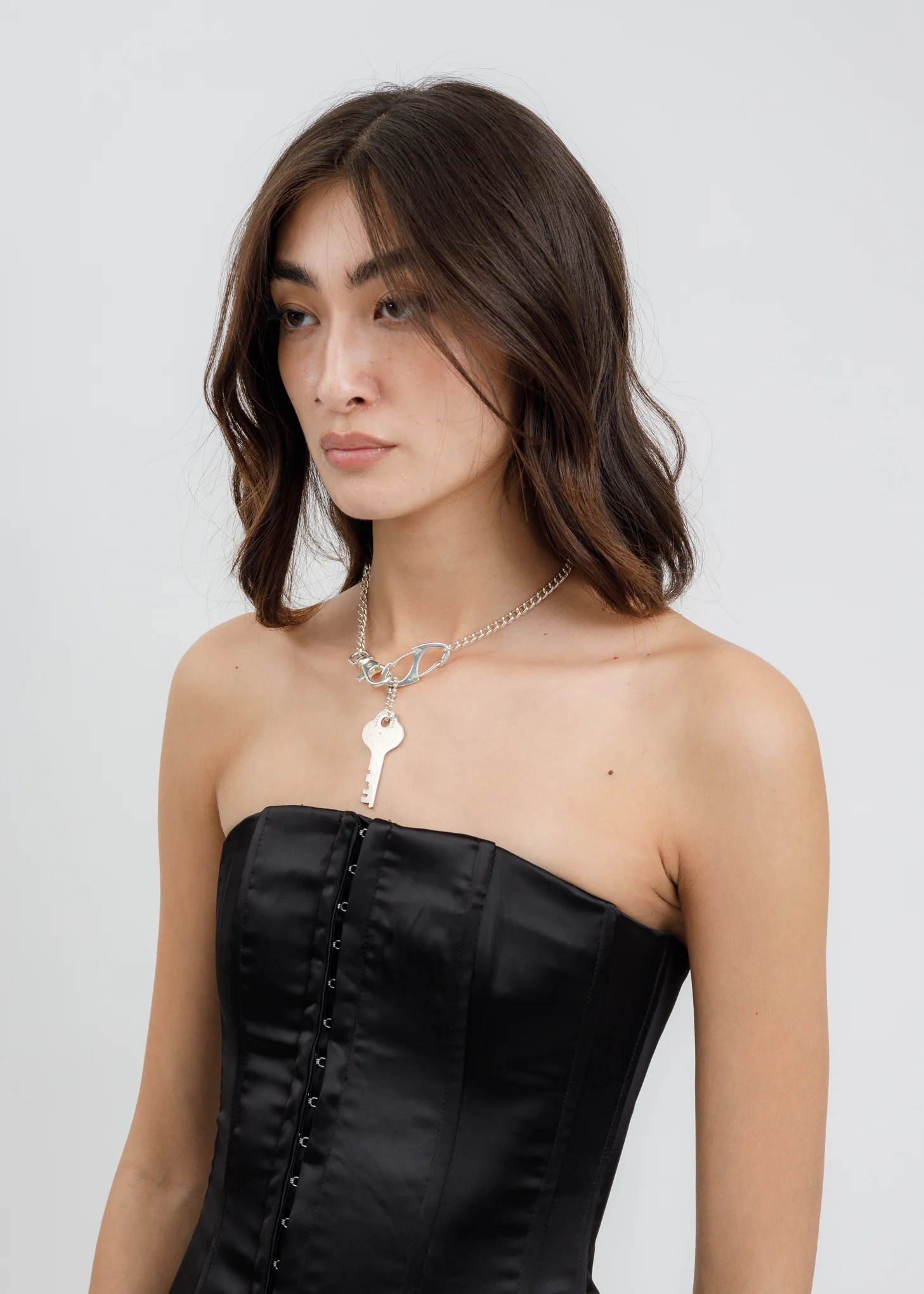Silver Key Necklace
