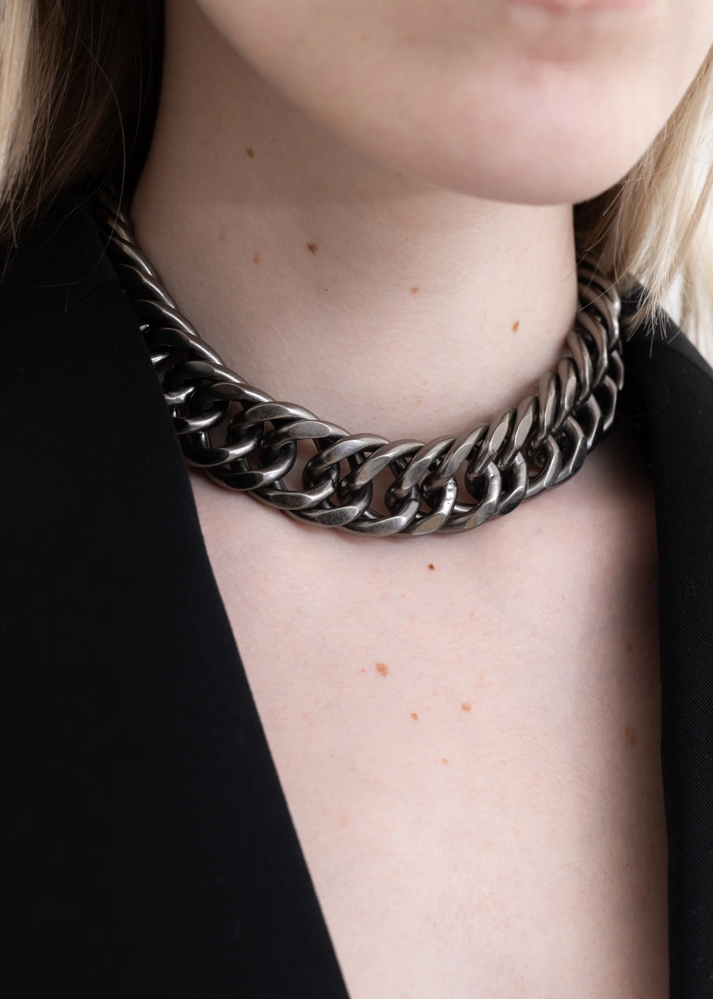 SILVER2 CHAIN CHOKER - Image 3