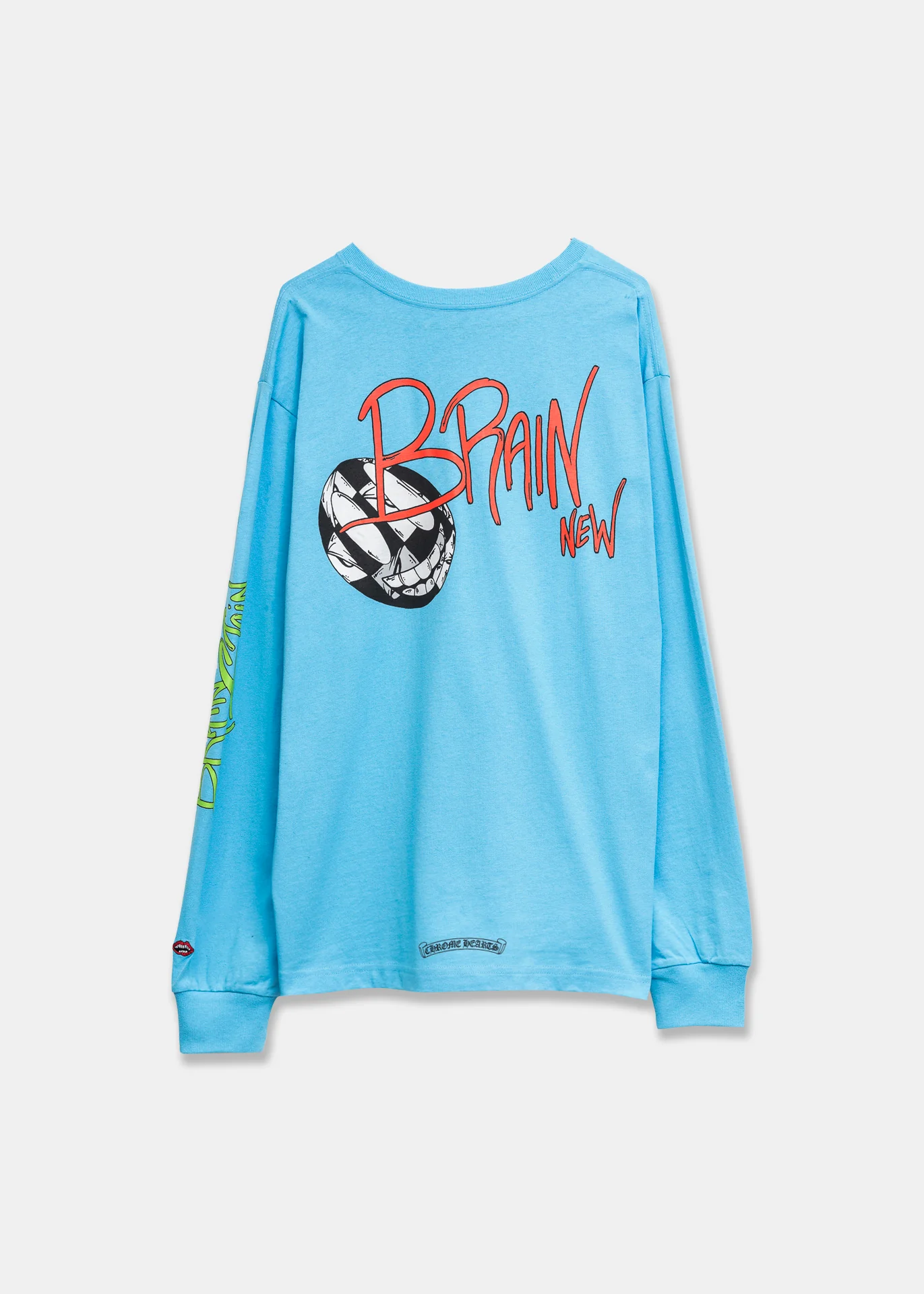 Sky Blue Chrome Hearts x Matty Boy Long Sleeve T-Shirt - Image 2