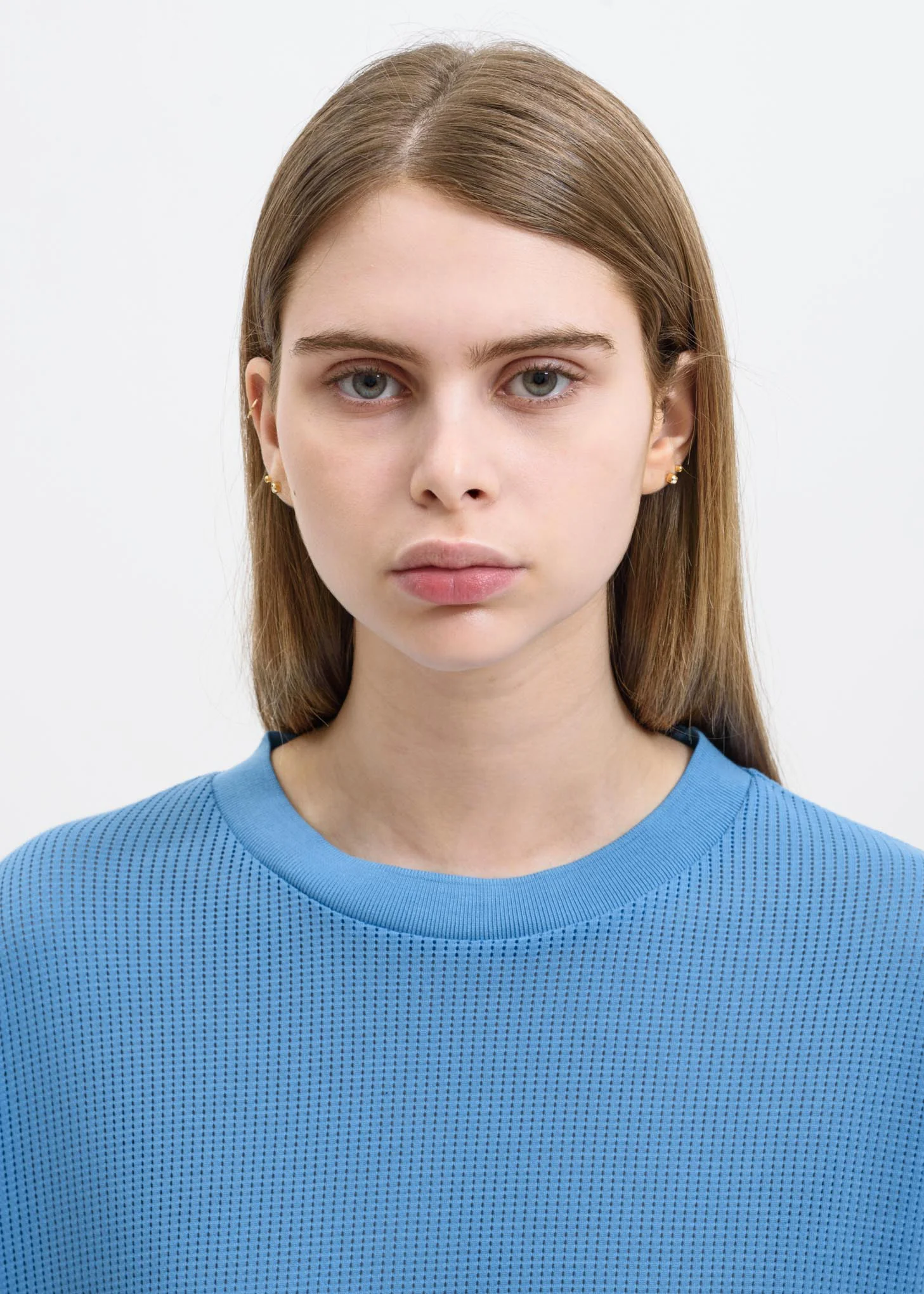 Sky Blue Museum Mesh T-Shirt - Image 4