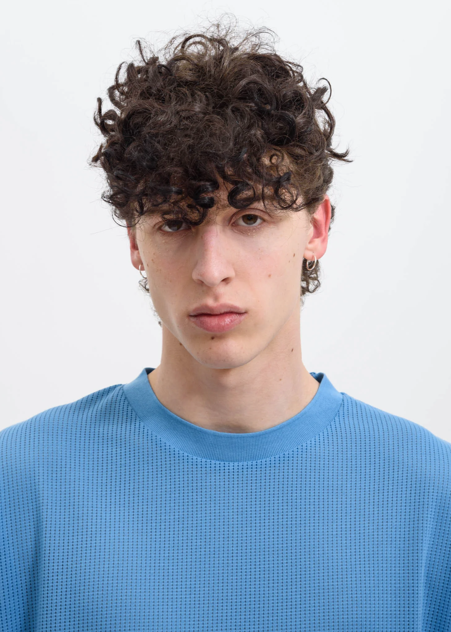 Sky Blue Museum Mesh T-Shirt - Image 3