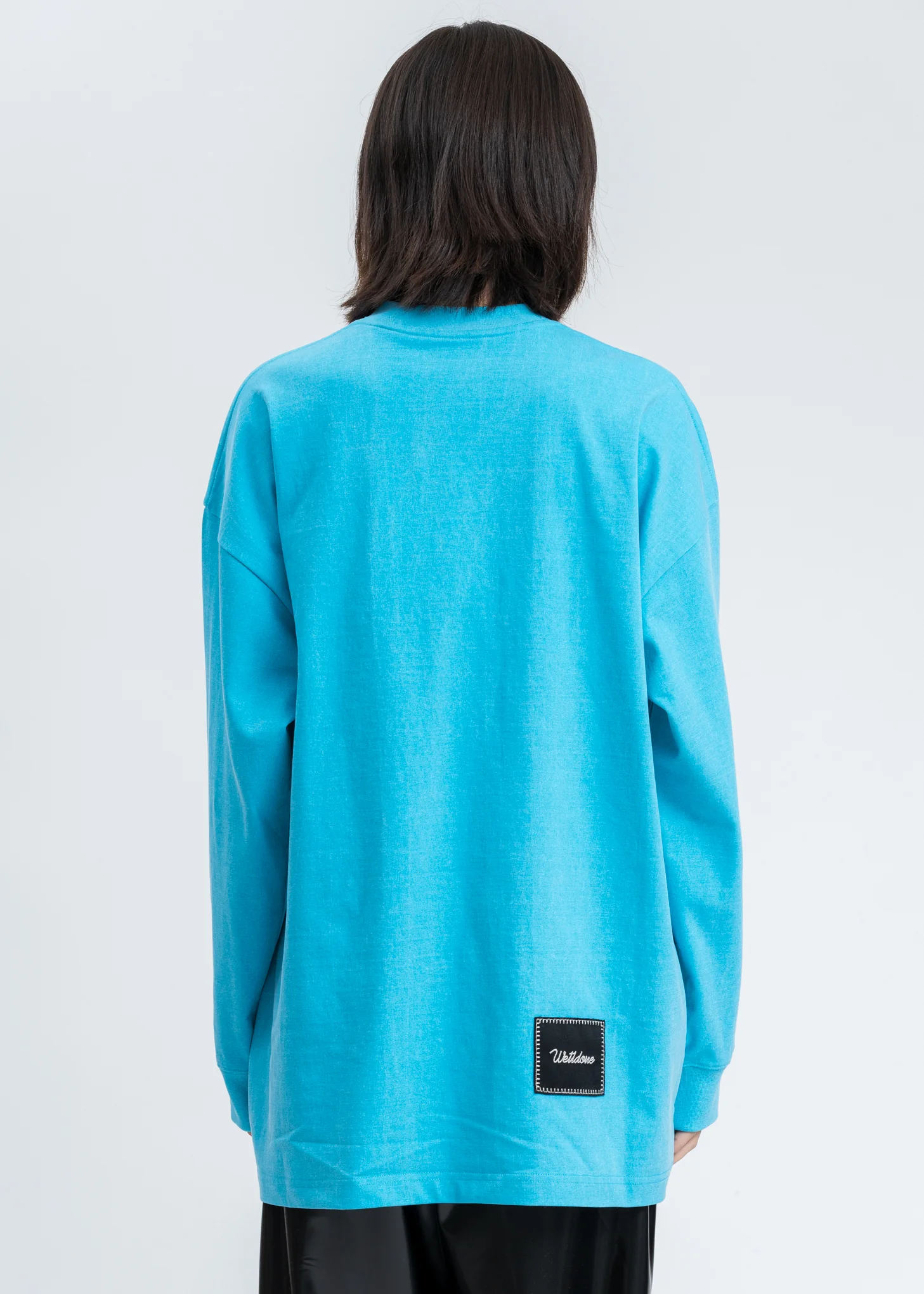 Sky Heart Patch 'I Love WD' Long Sleeve Shirt - Image 4