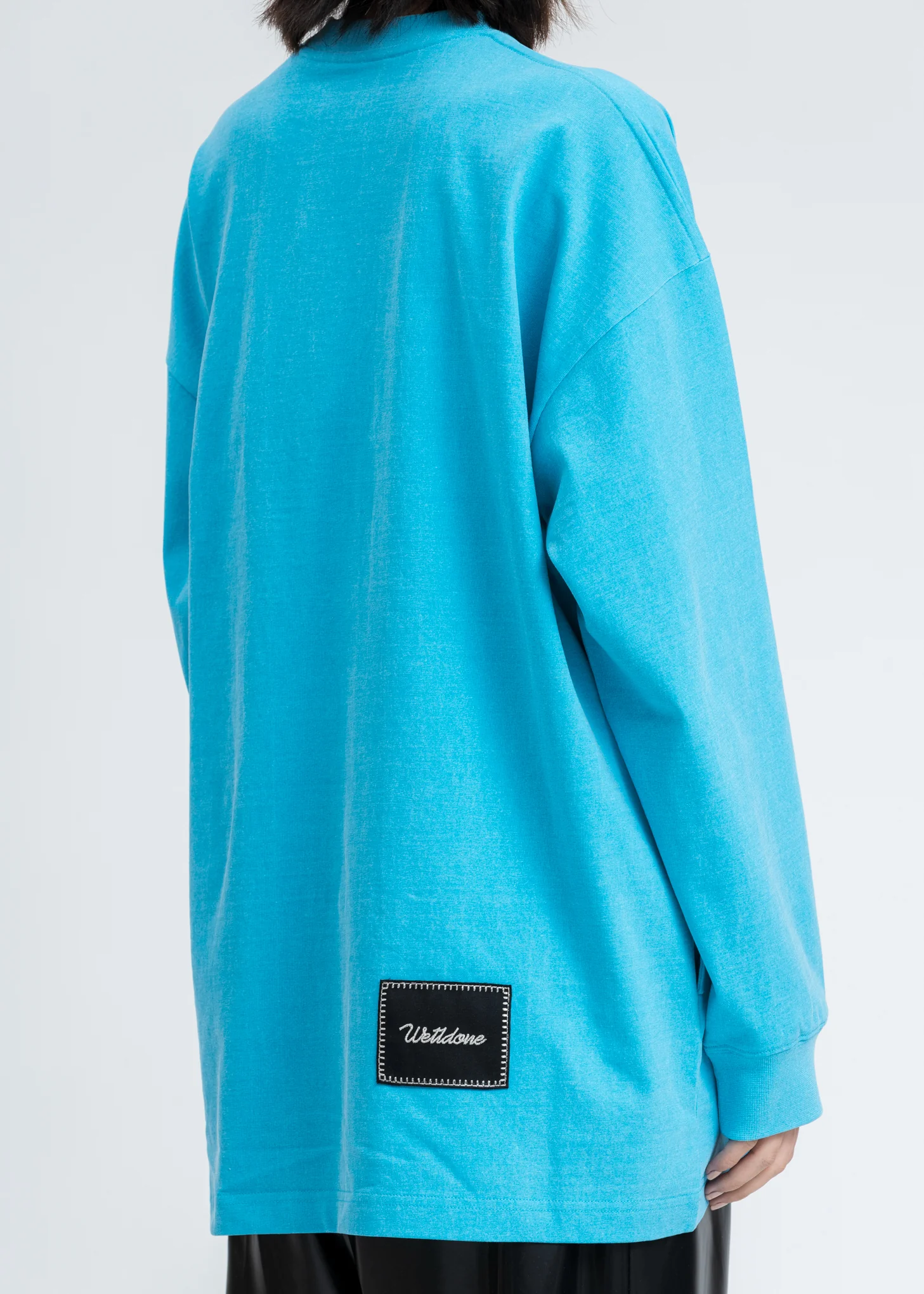 Sky Heart Patch 'I Love WD' Long Sleeve Shirt - Image 5