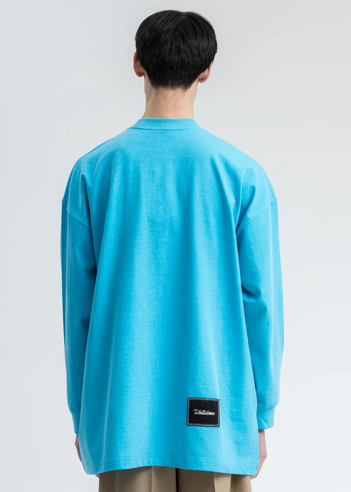 Sky Heart Patch 'I Love WD' Long Sleeve Shirt - Image 4