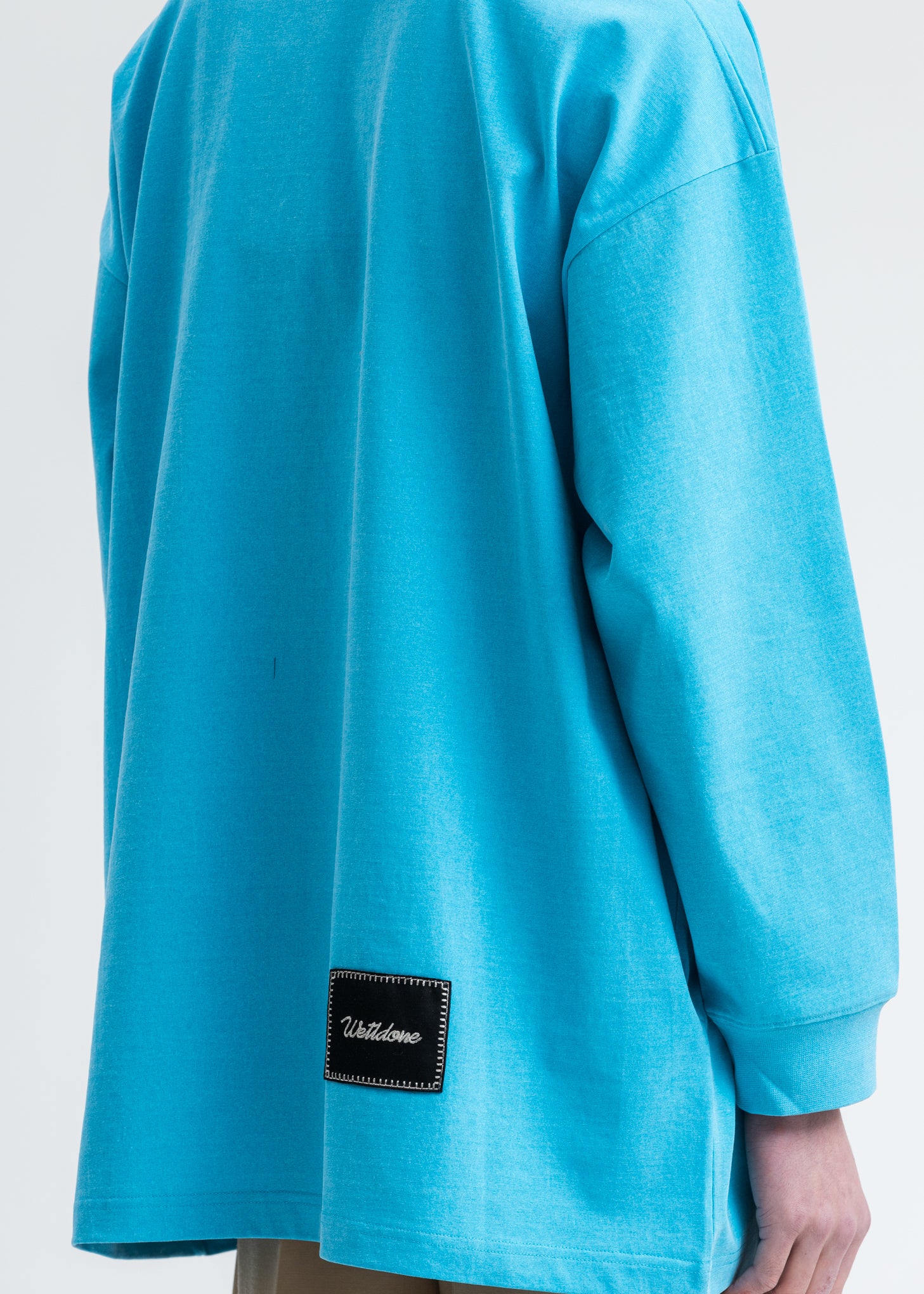 Sky Heart Patch 'I Love WD' Long Sleeve Shirt - Image 5