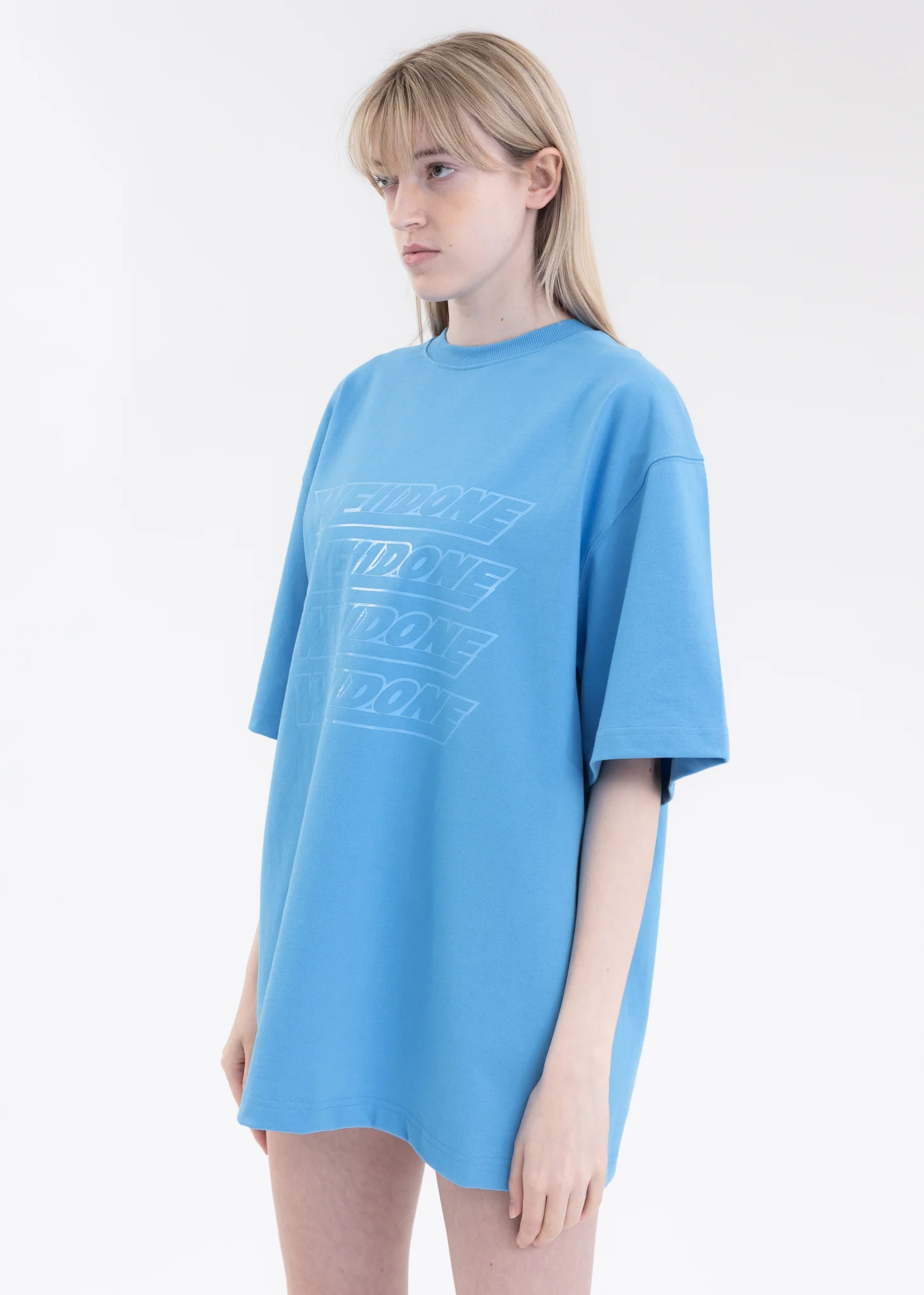 SKY WE11DONE SIMPLE FRONT T-SHIRT - Image 3