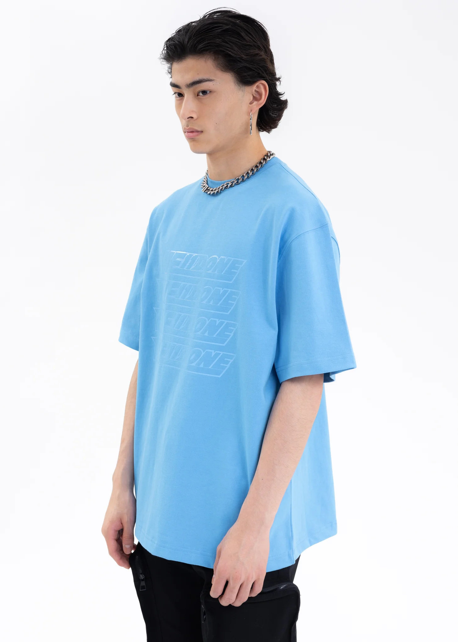 SKY WE11DONE SIMPLE FRONT T-SHIRT - Image 3