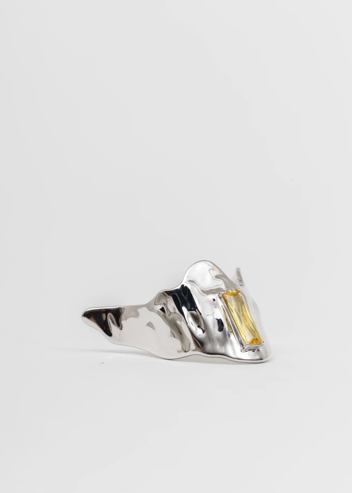 Sliver And Yellow Zircon Nose Plaster - Image 3