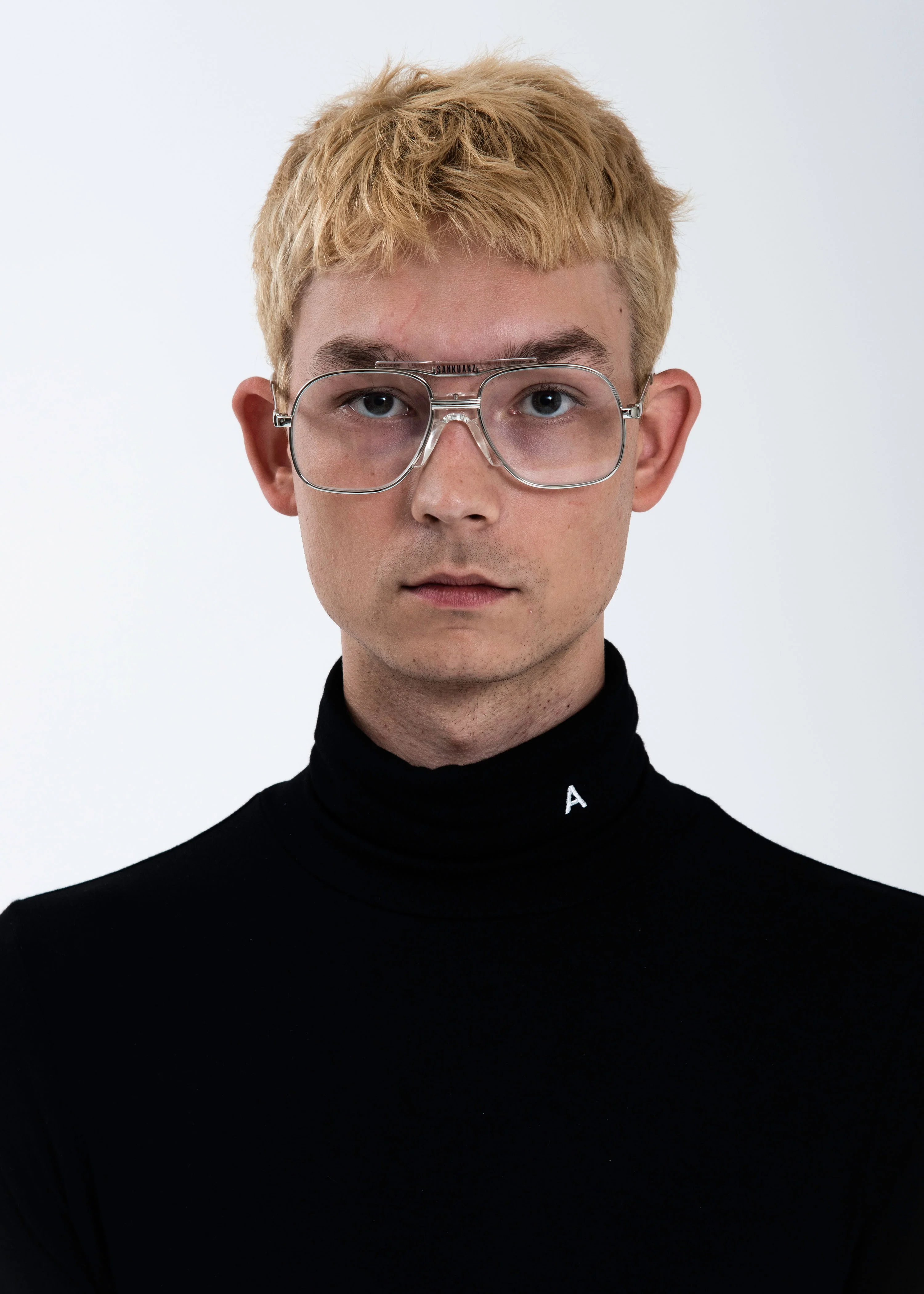 Sliver Aviator Glasses