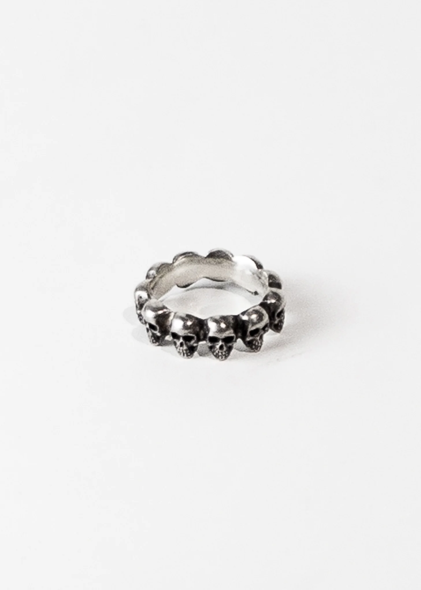 Small Skull Bandoier Ring