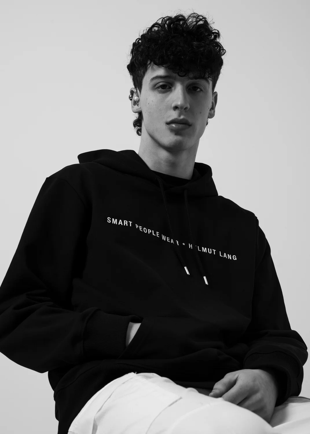 Smart People Hoodie Black - Image 6
