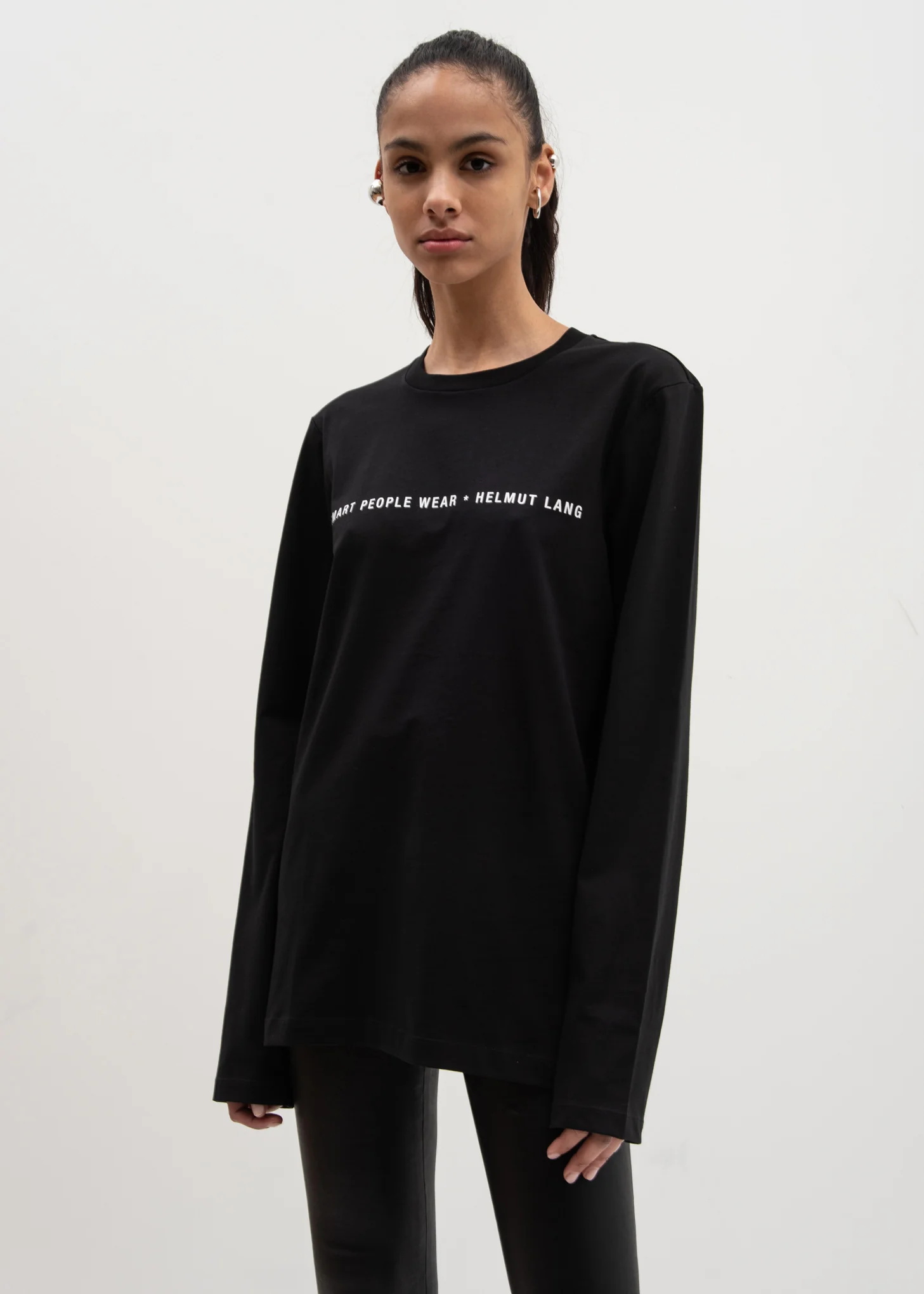 Smart People LS T-Shirt Black