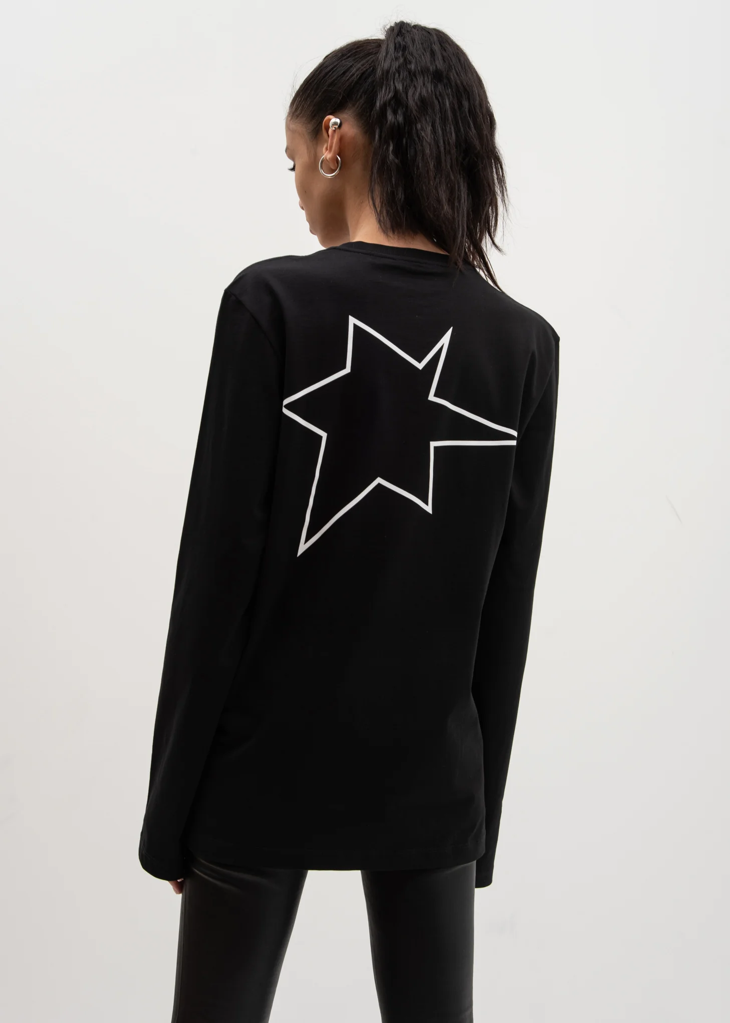 Smart People LS T-Shirt Black - Image 2