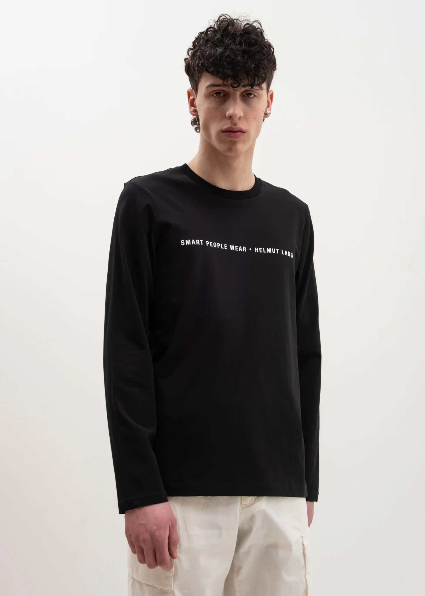 Smart People LS T-Shirt Black