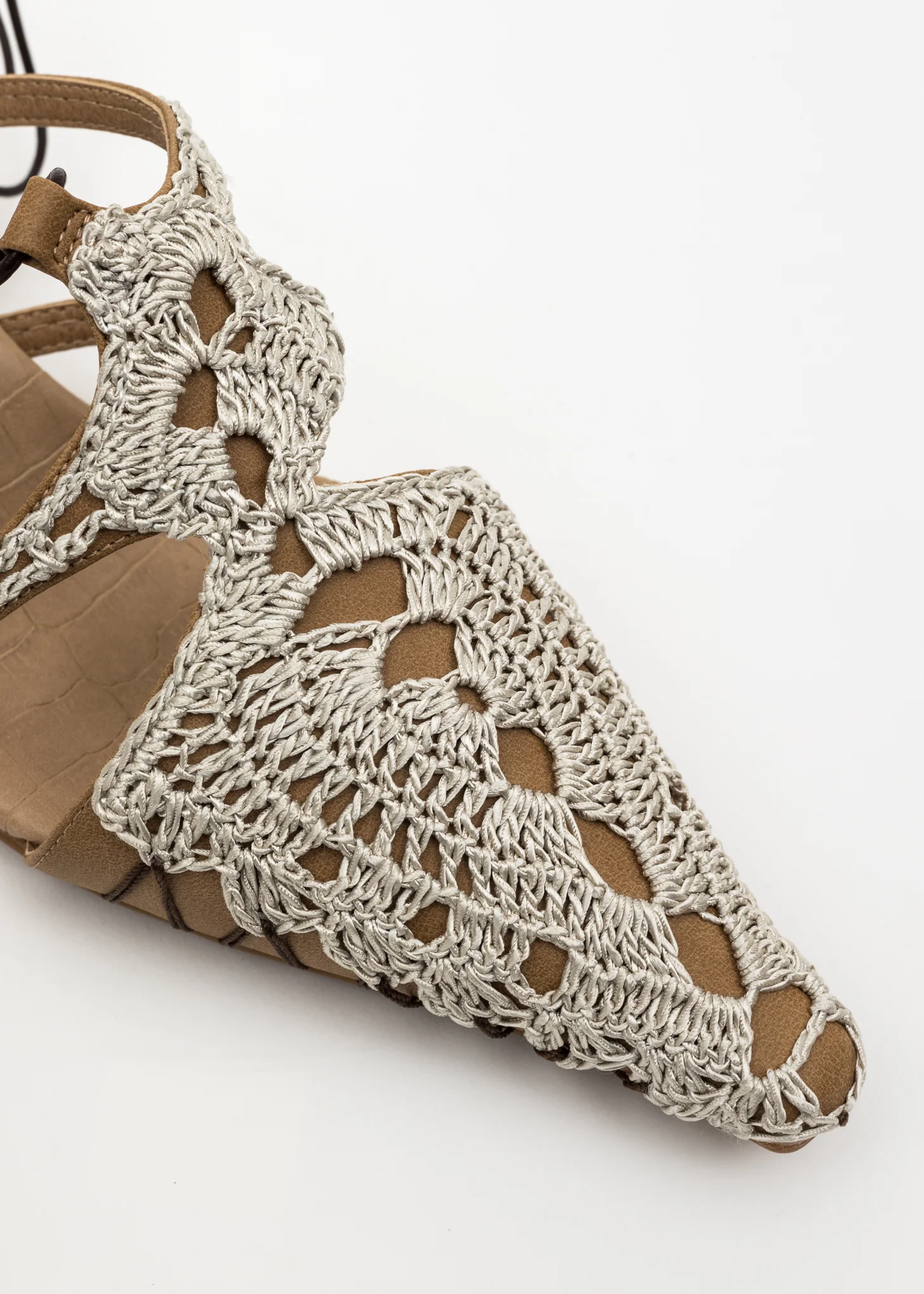 SMOKE CROCHET WRAP MULES - Image 6