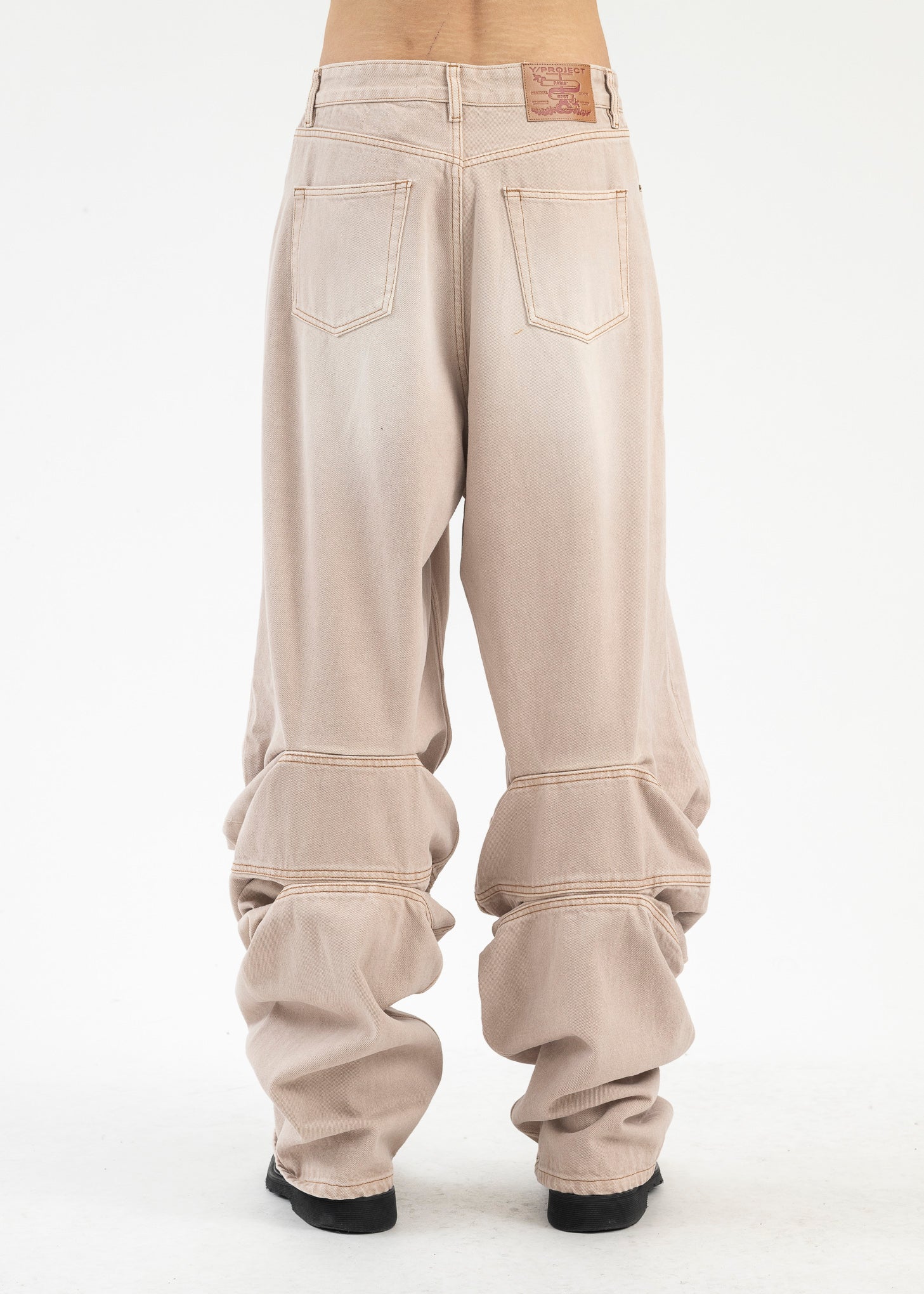 SOFTPINK DRAPED CUFF JEANS - Image 3