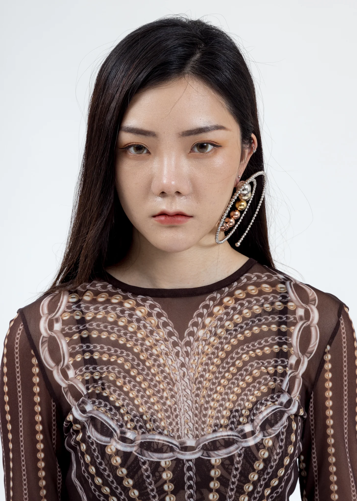 Spiral Bead Earrings (Single) - Image 2