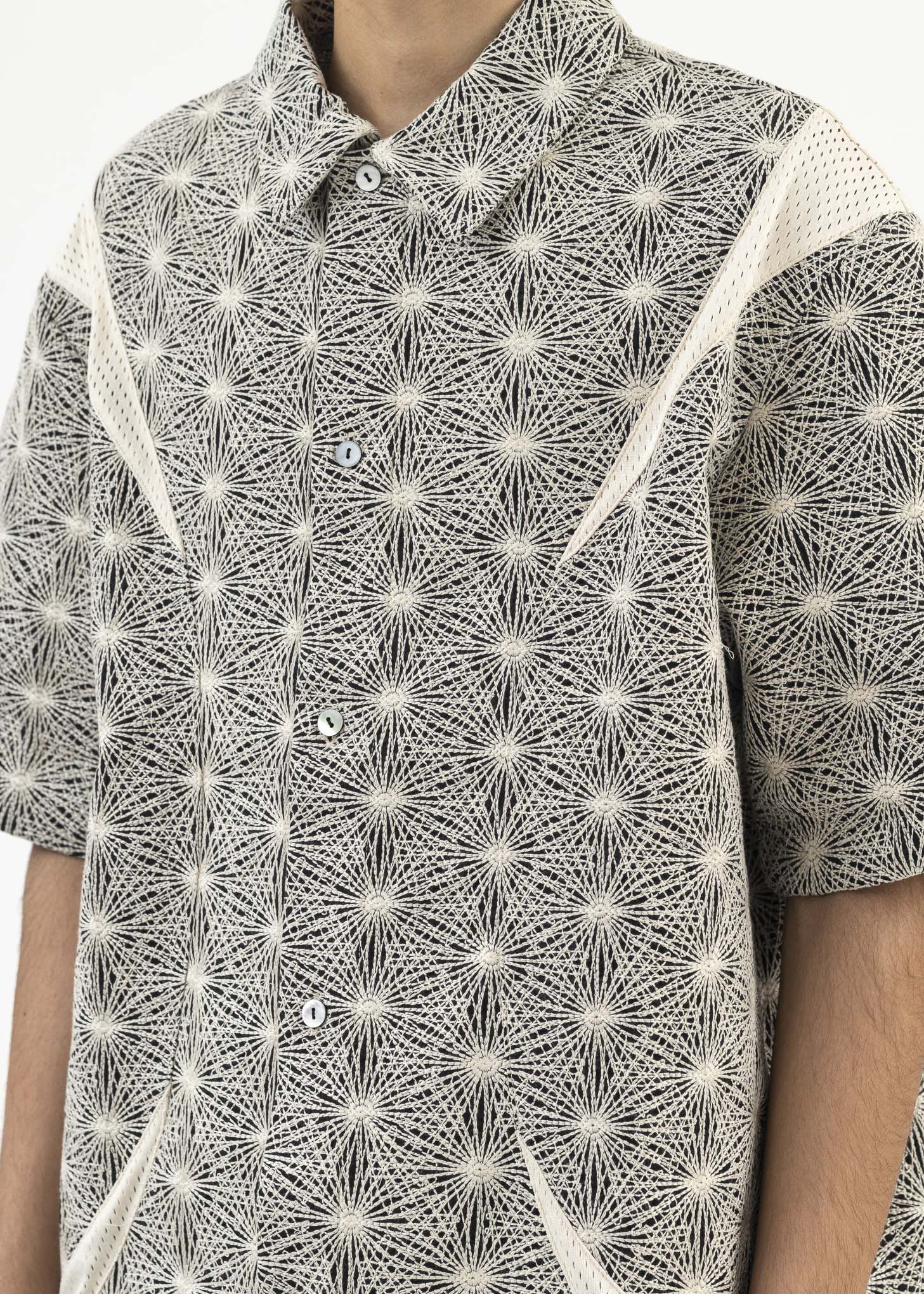 STARDUST DEVIN PANELLED SS EMBROIDERED SHIRT - Image 4