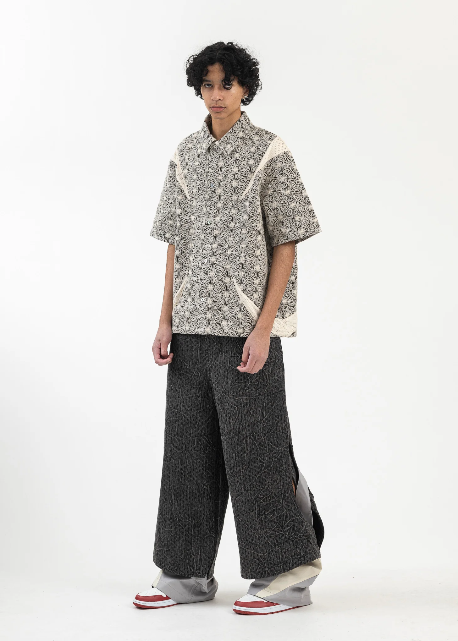 STARDUST DEVIN PANELLED SS EMBROIDERED SHIRT - Image 5