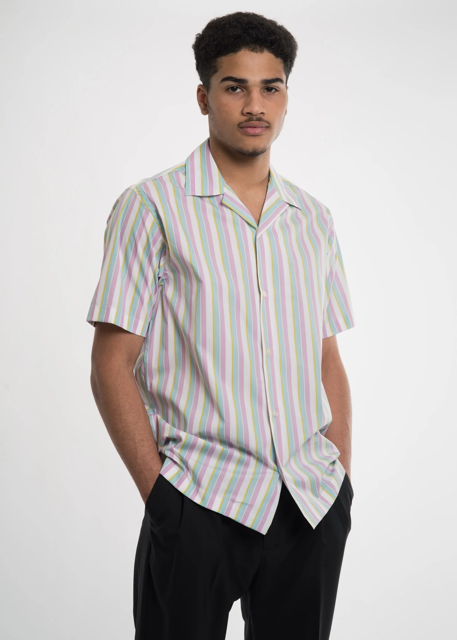 Stripe Dusty Woven Shirt