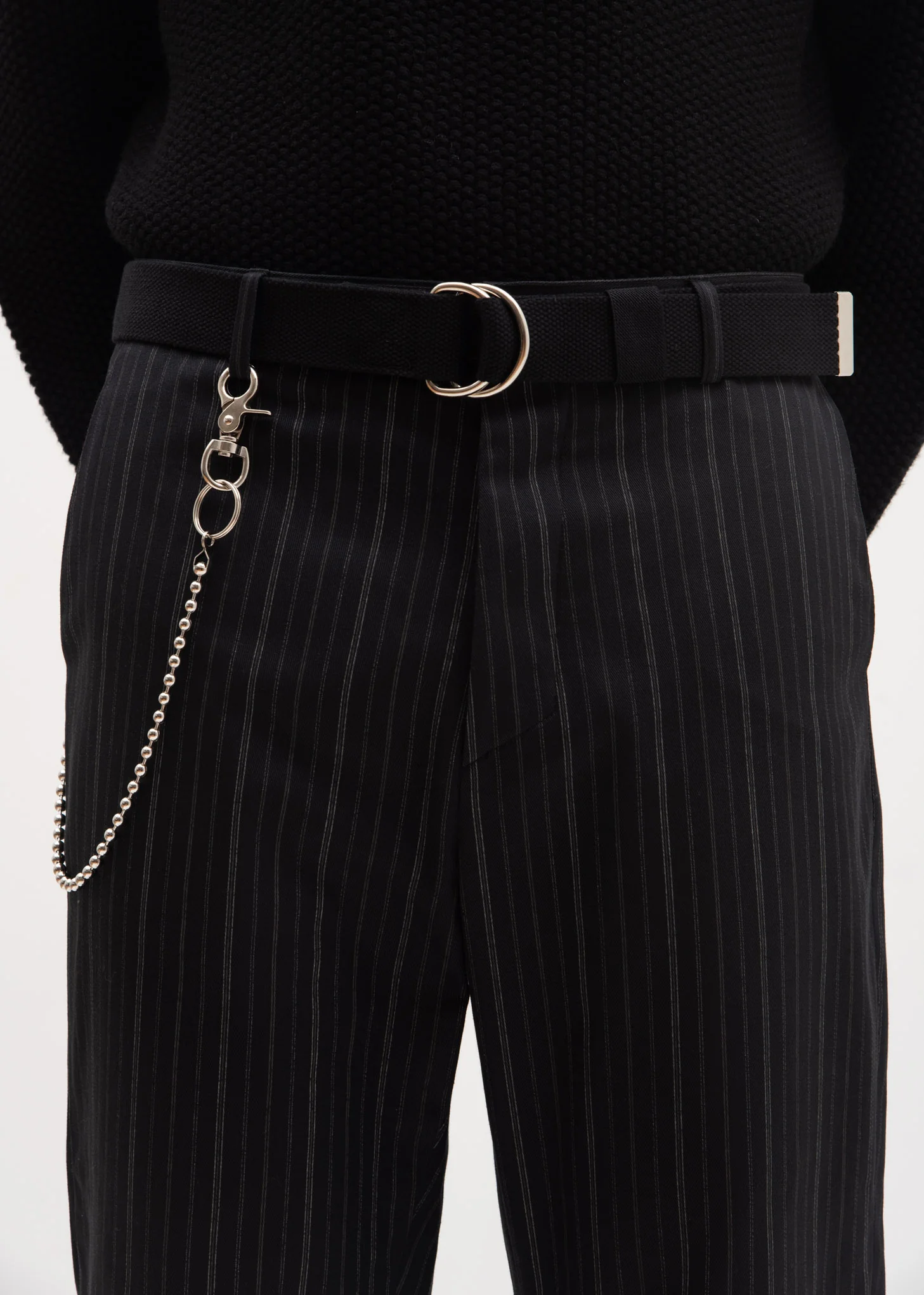 Stripe Trouser w/ Chain - Image 4