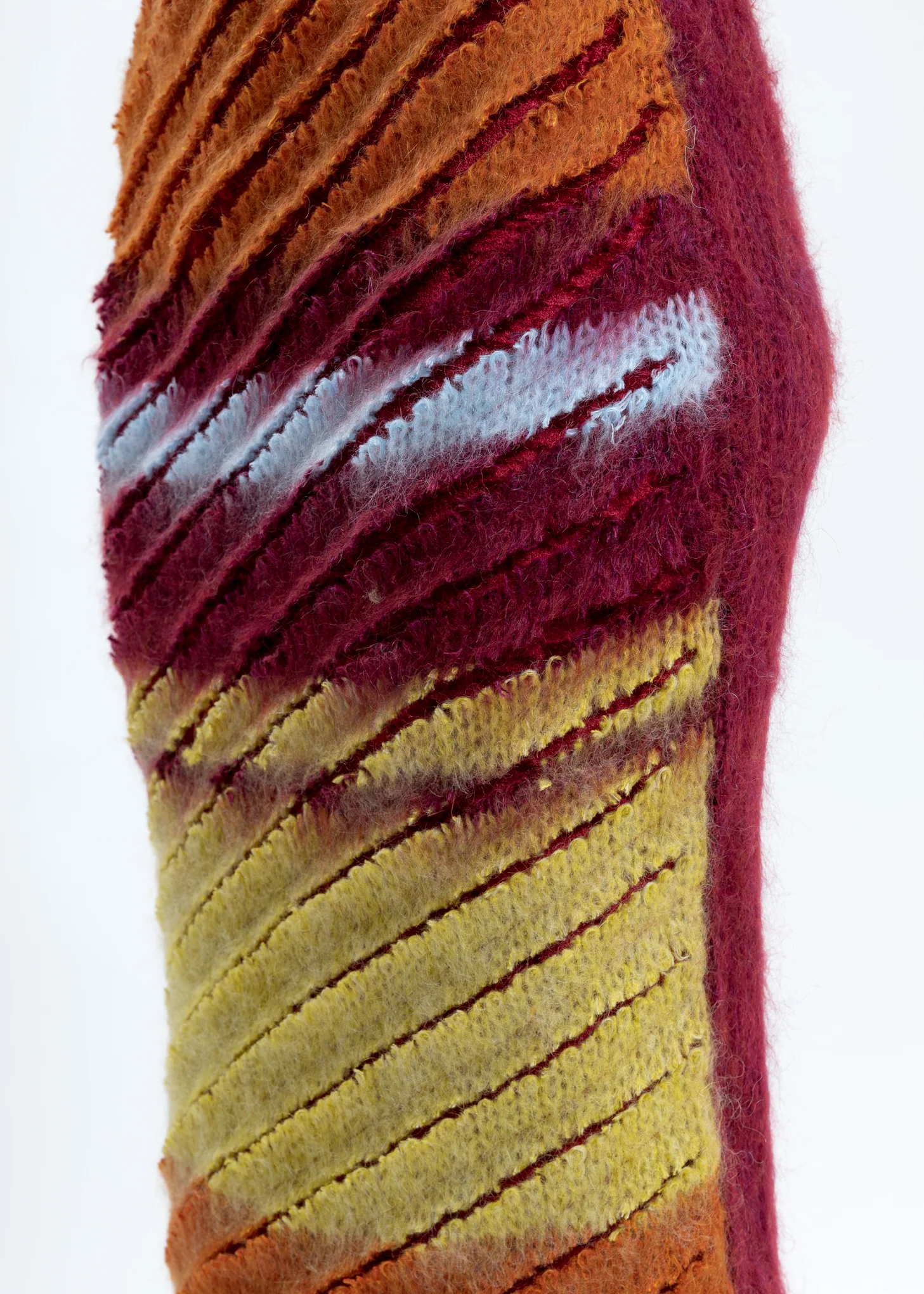 Striped Loop Knit Skirt - Image 3