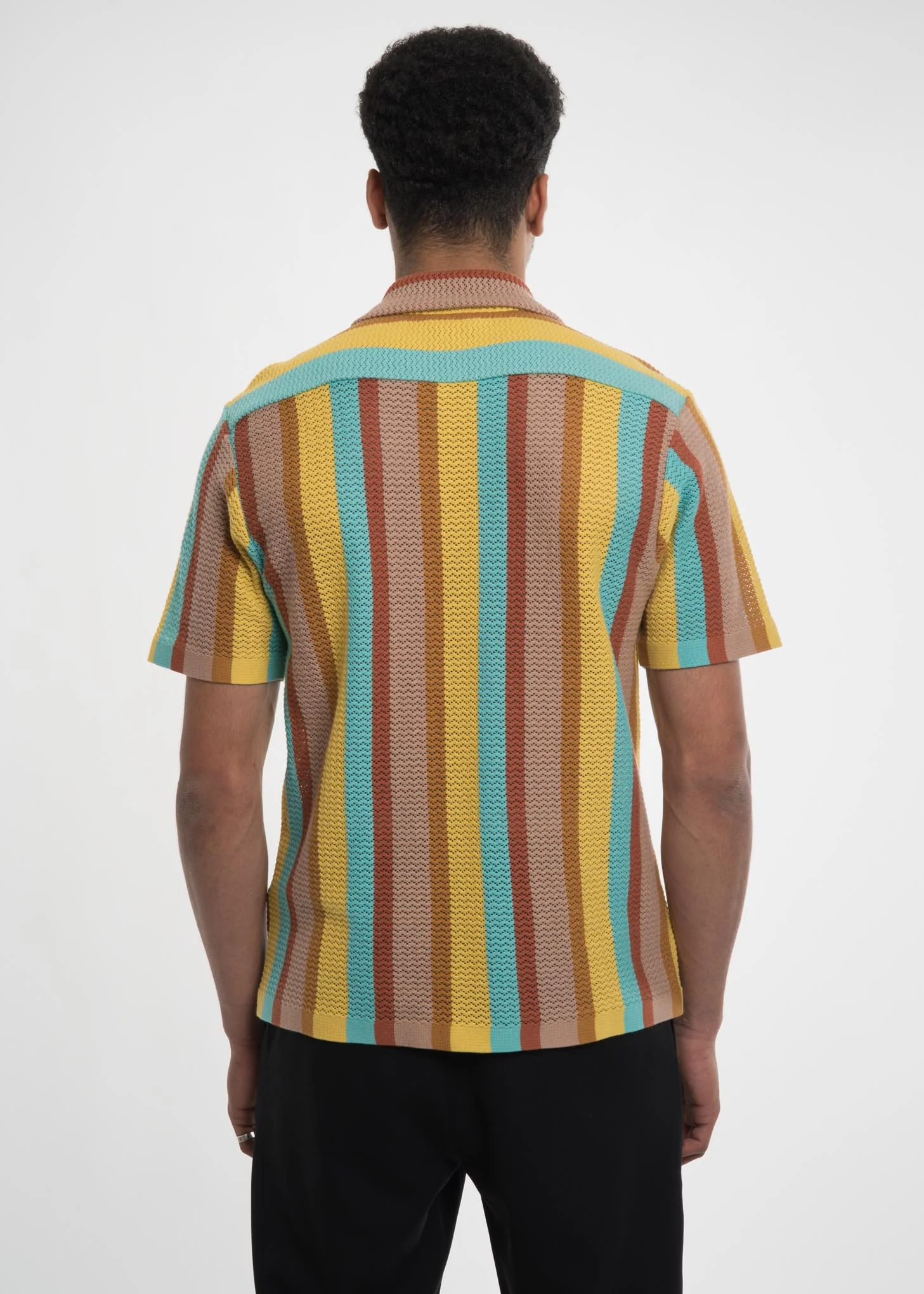 Stripes Wes Knitted Shirt - Image 2