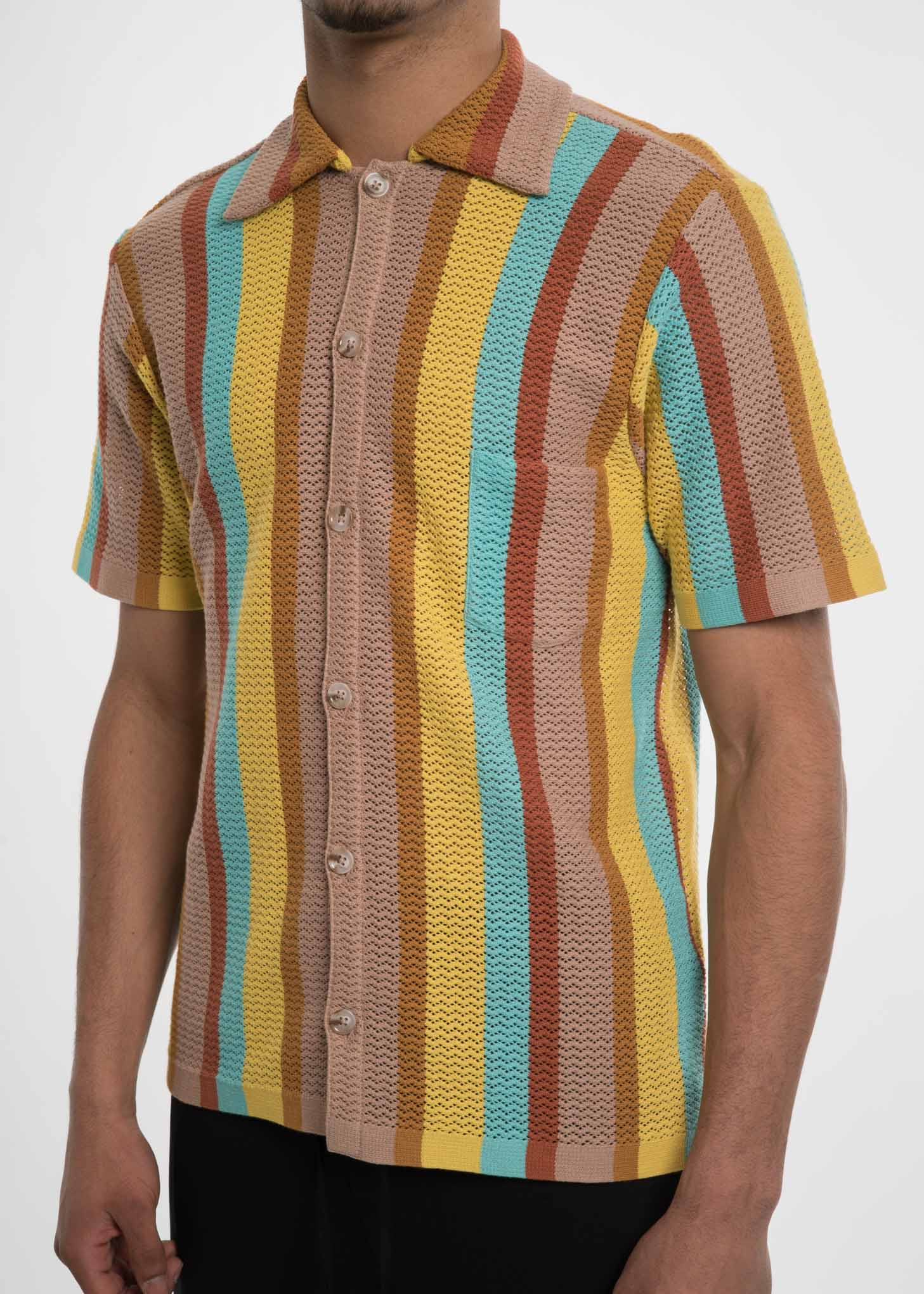 Stripes Wes Knitted Shirt - Image 3
