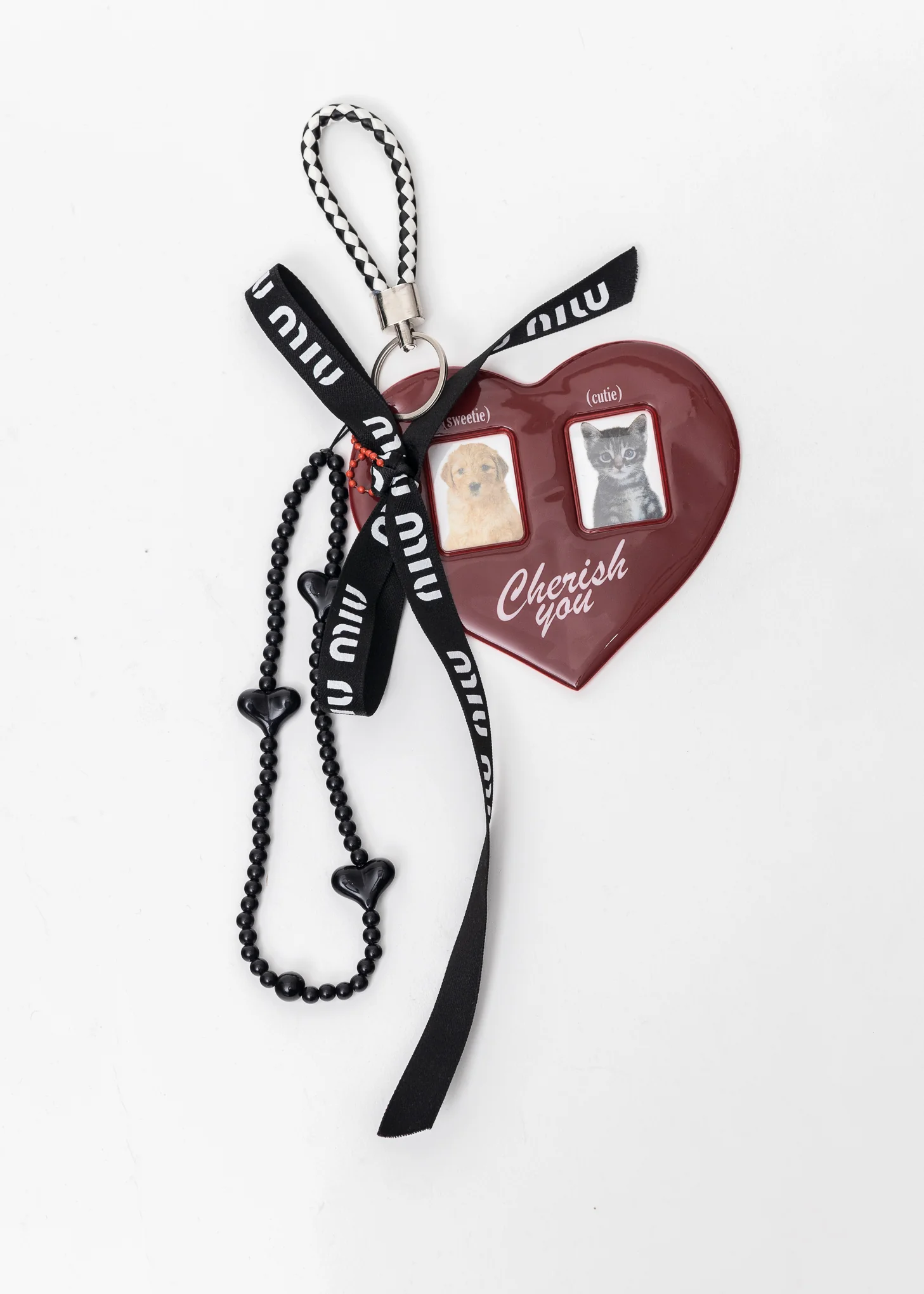 Sweeties and Cuties Heart Photo Keyring - Image 11
