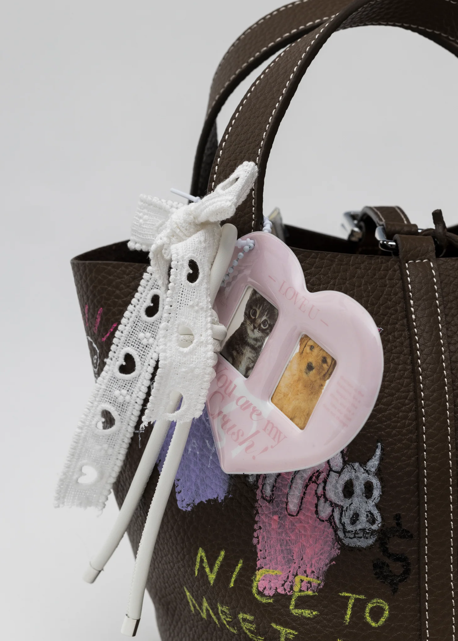 Sweeties and Cuties Heart Photo Keyring - Image 13