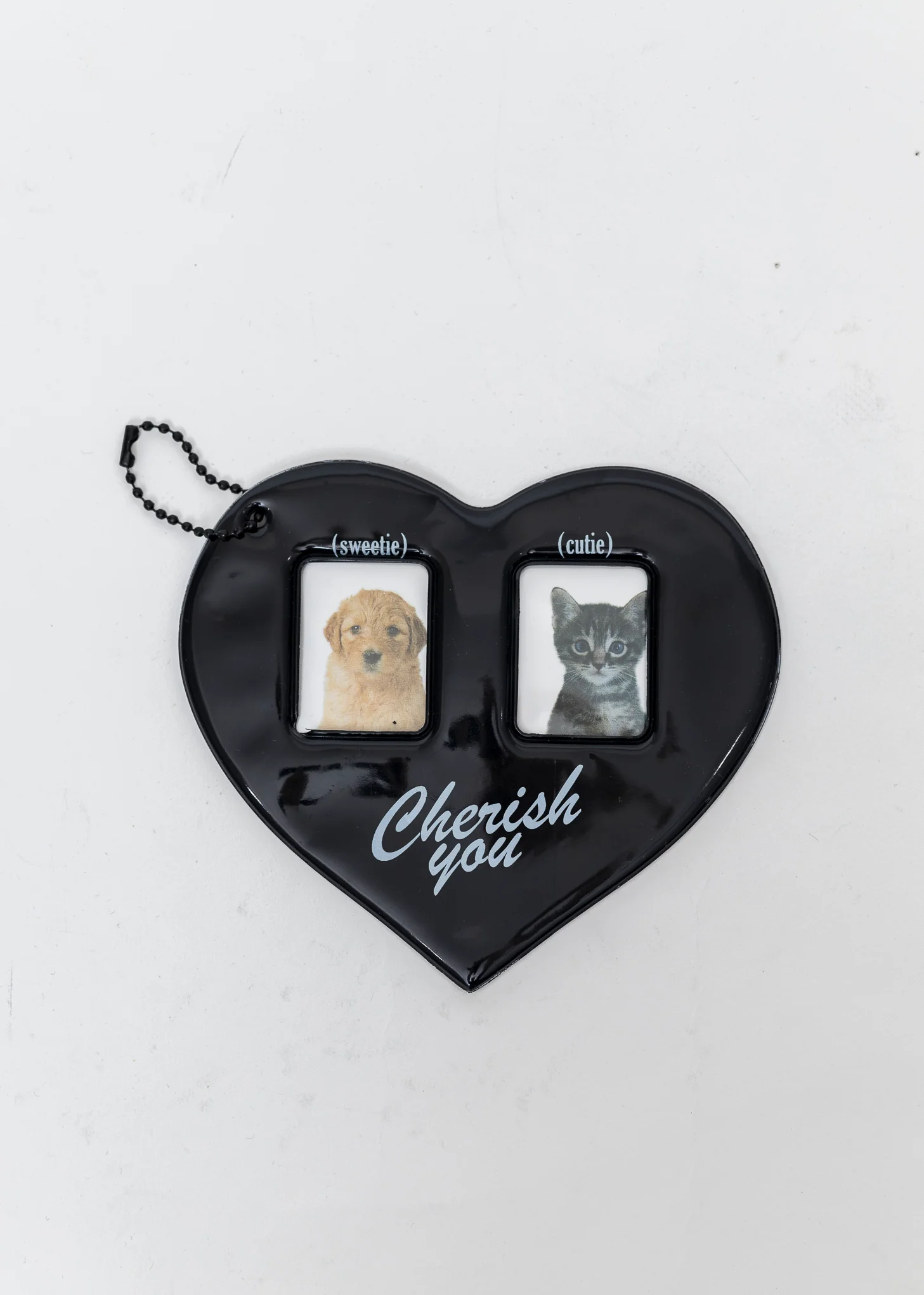 Sweeties and Cuties Heart Photo Keyring - Image 6