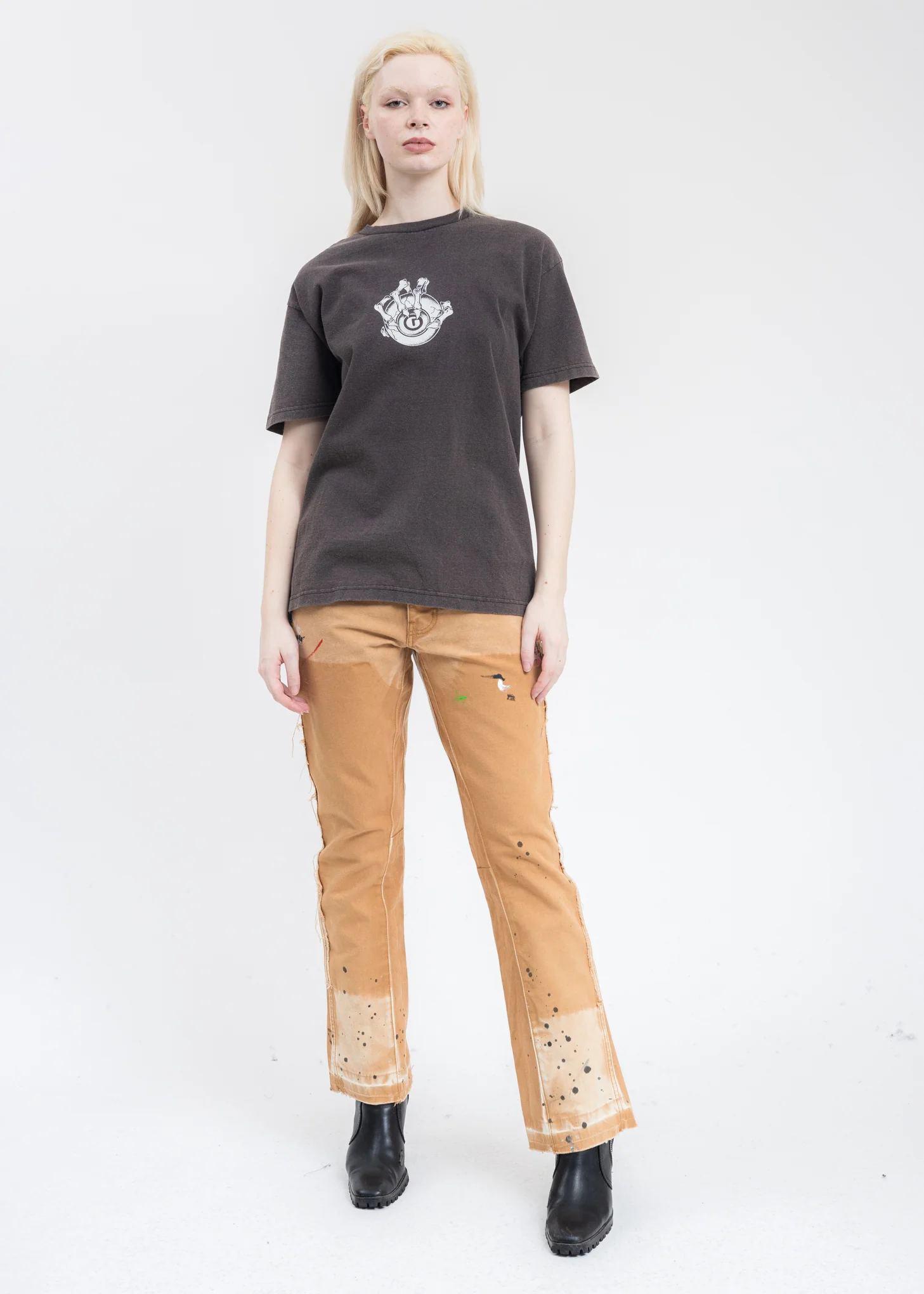 Tan LA Flare Carpenter - Image 7