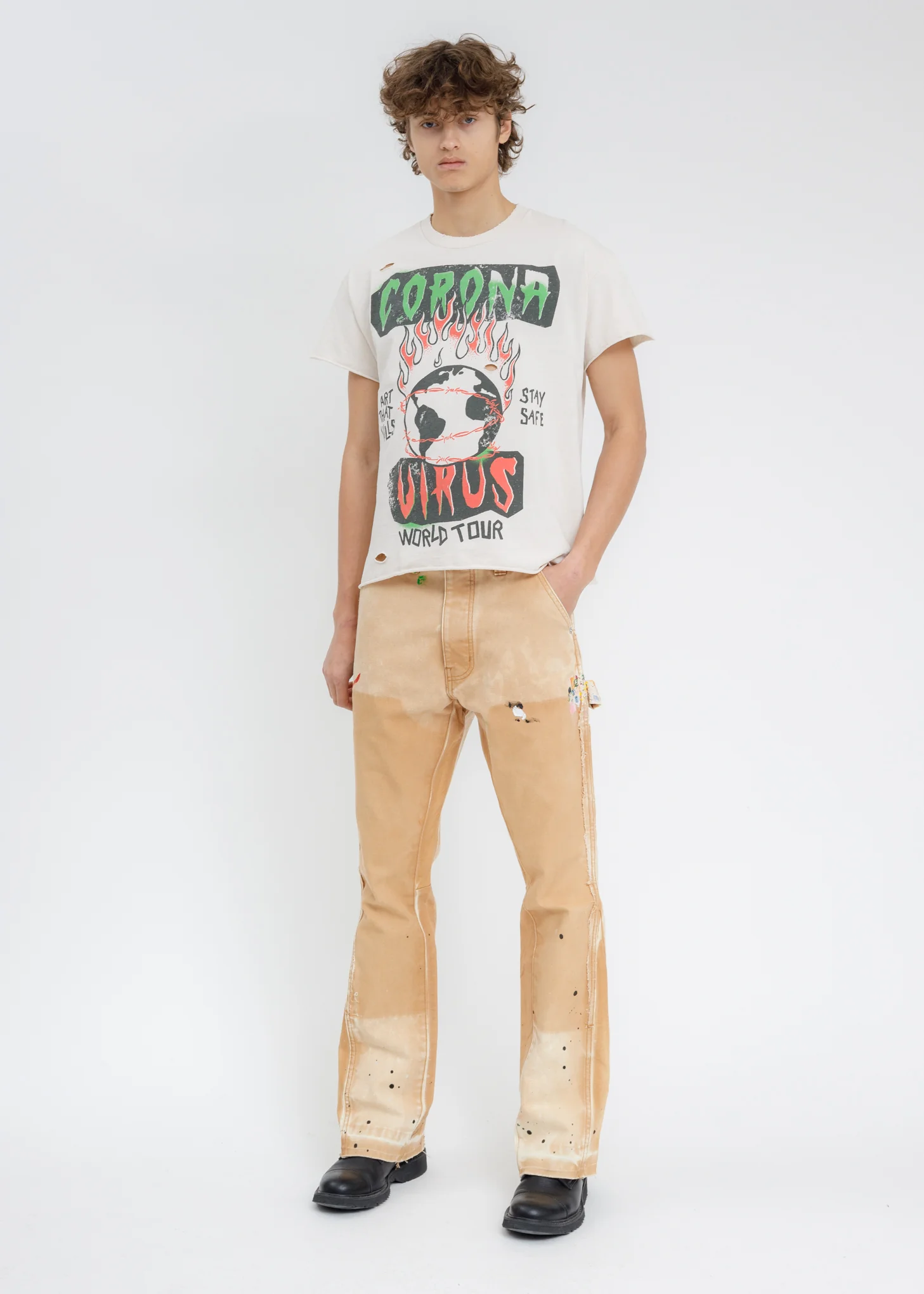 Tan LA Flare Carpenter - Image 10