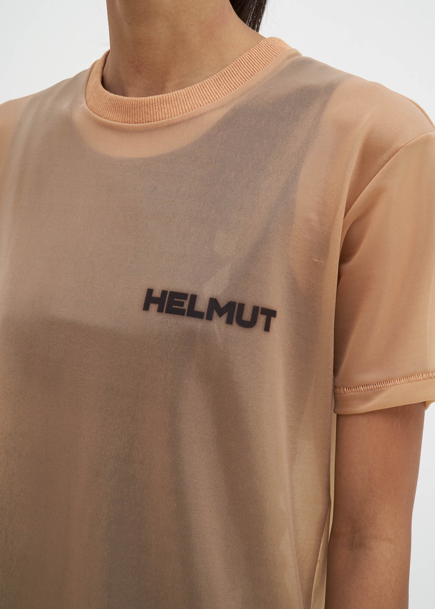 Tan Sheer Brian Roettinger Logo Hack T-Shirt - Image 4